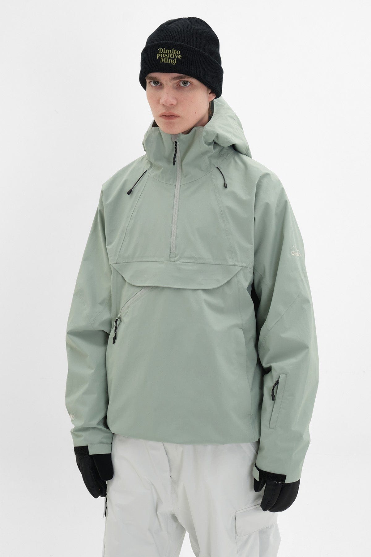[INVITED] QUASAR SD PULLOVER JACKET SLATE MINT