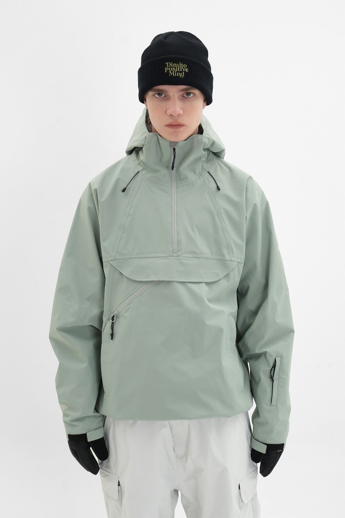[INVITED] QUASAR SD PULLOVER JACKET SLATE MINT