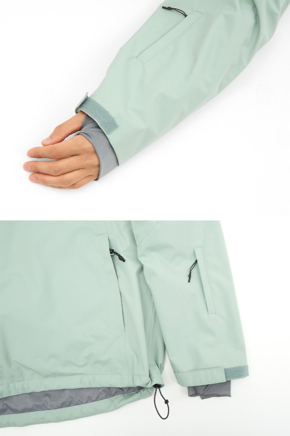 [PROMO] QUASAR SD PULLOVER JACKET SLATE MINT