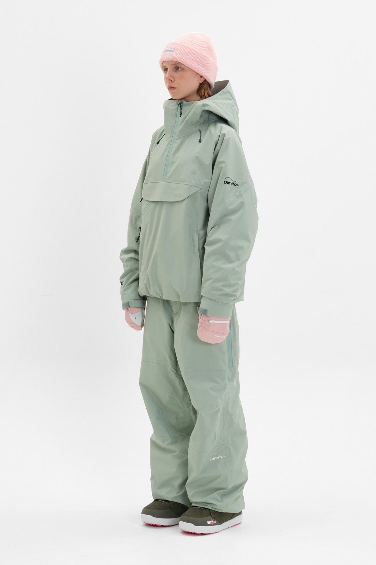 [INVITED] QUASAR SD PULLOVER JACKET SLATE MINT