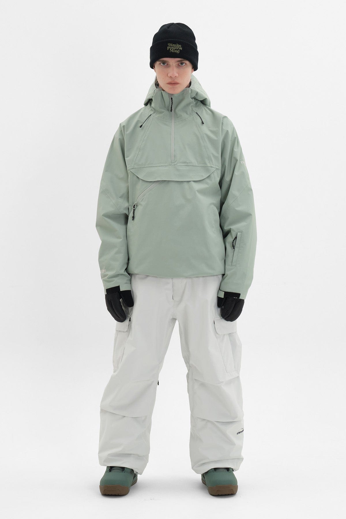 [INVITED] QUASAR SD PULLOVER JACKET SLATE MINT
