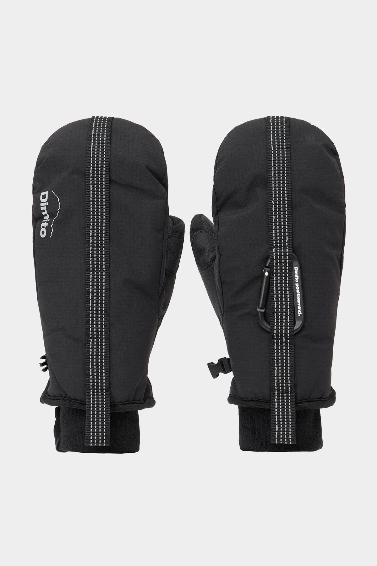 REFLECTIVE BANDED MITTEN BLACK – DIMITO INTERNATIONAL