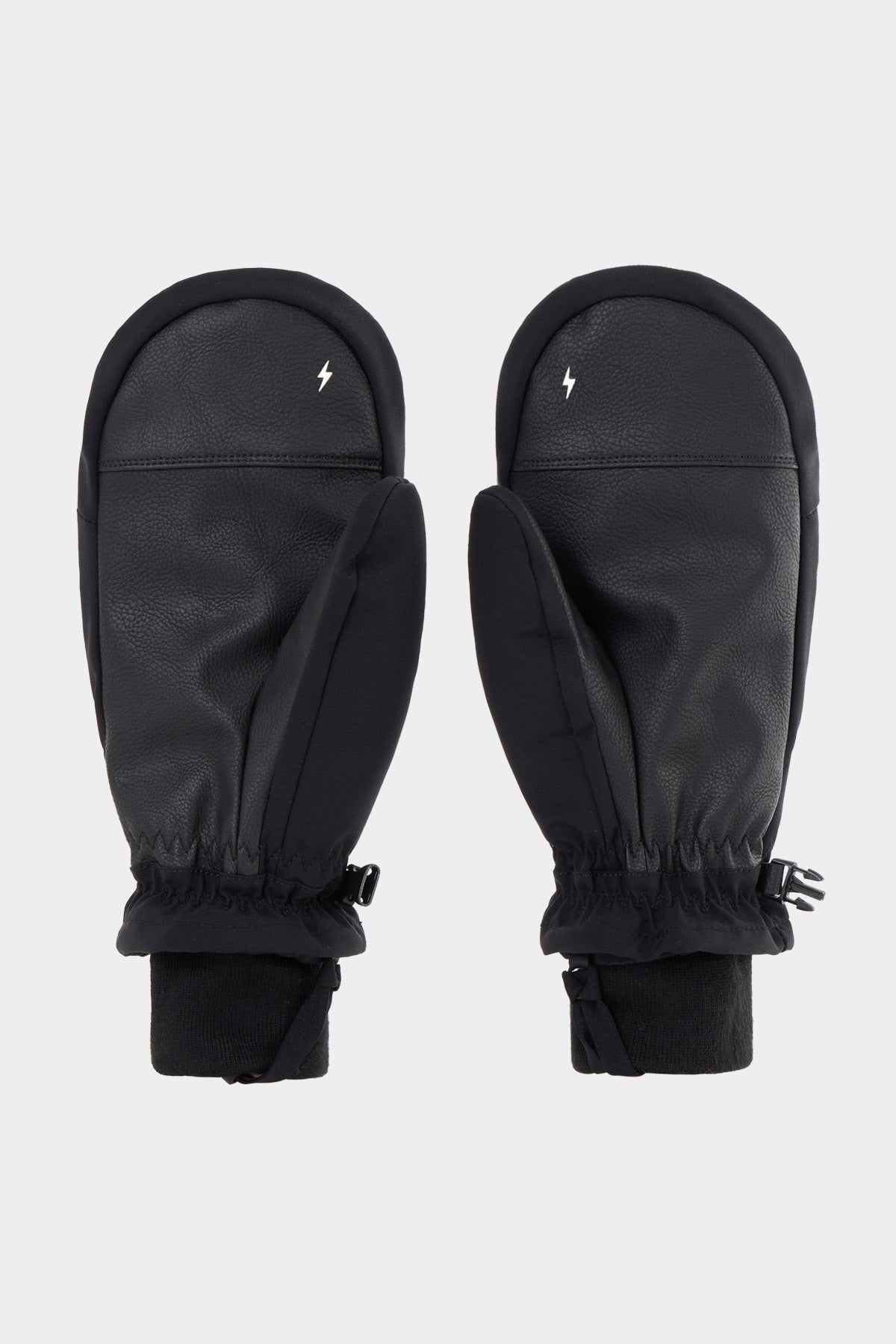 [PROMO] REFLECTIVE CROSS BAND MITTEN BLACK