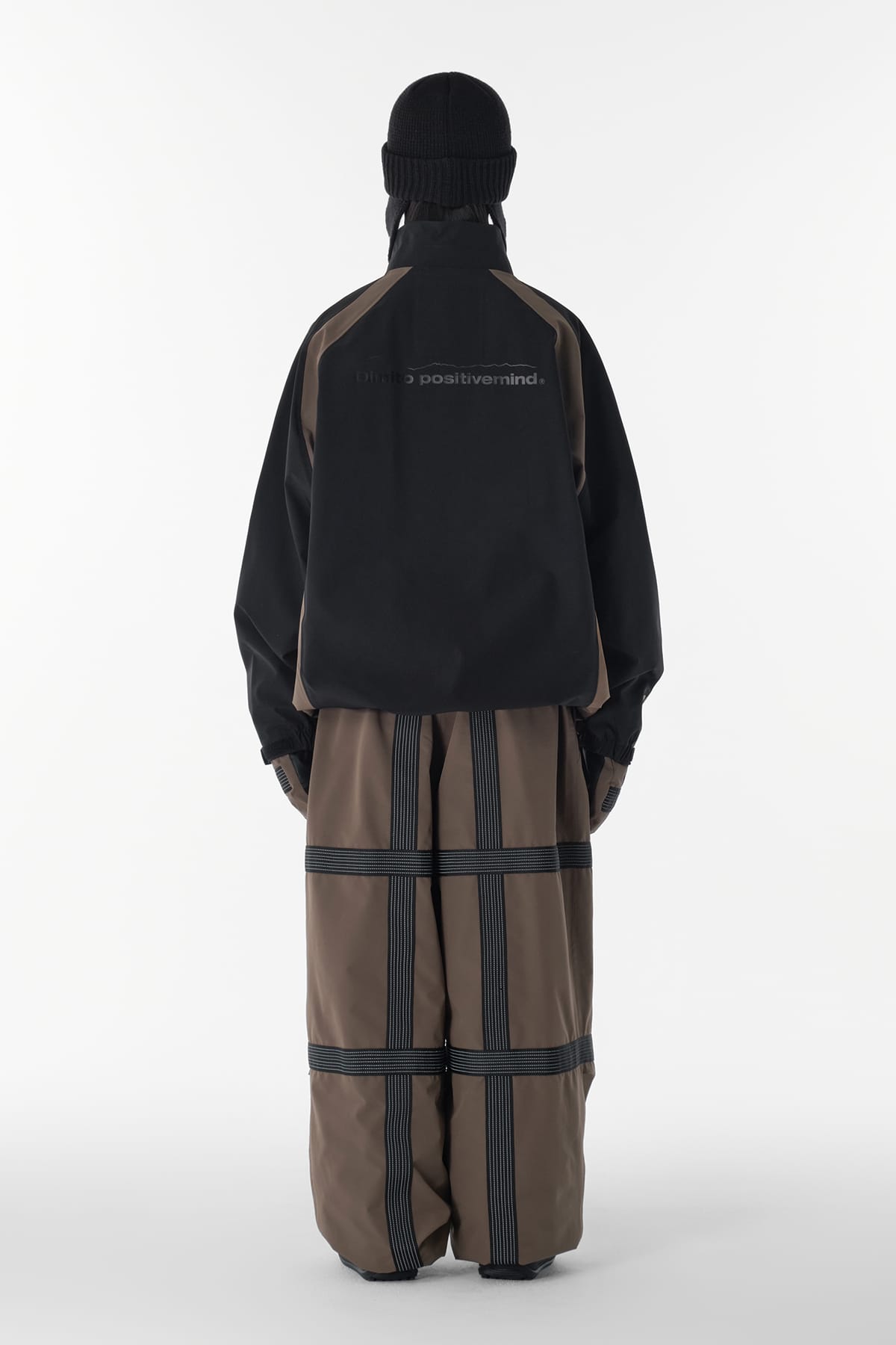 [INVITED] REFLECTIVE LINE BANDED PANTS (WIDE FIT LV.2) MUD