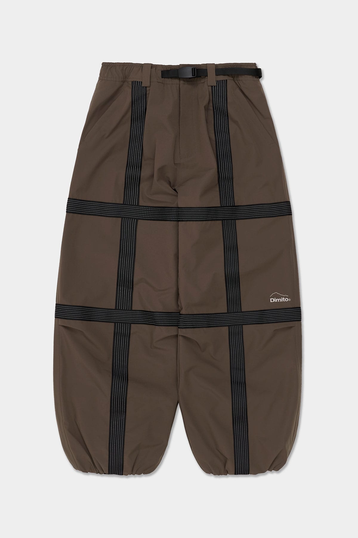 [PROMO] REFLECTIVE LINE BANDED PANTS (WIDE FIT LV.2) MUD