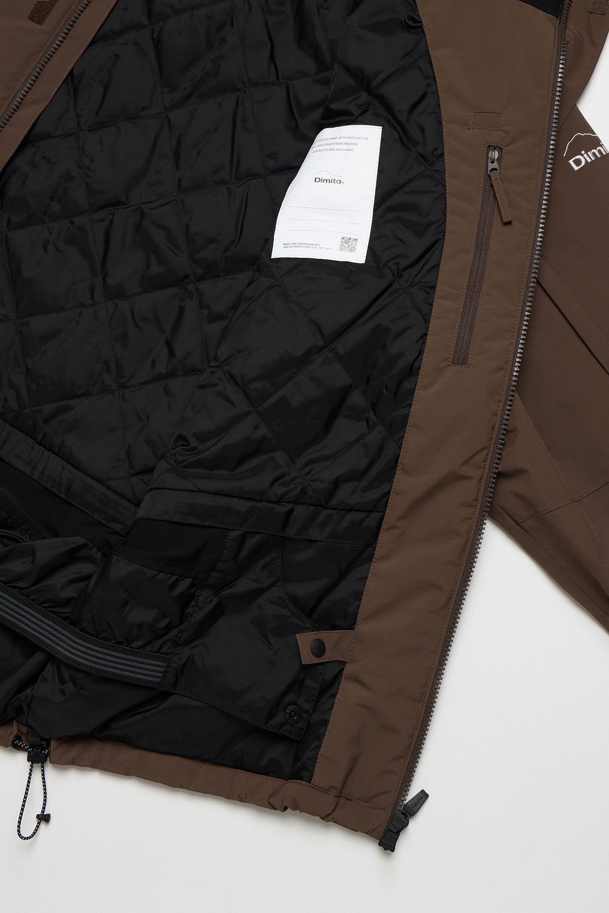 [INVITED] SHADOW JACKET MARBLE BLACK