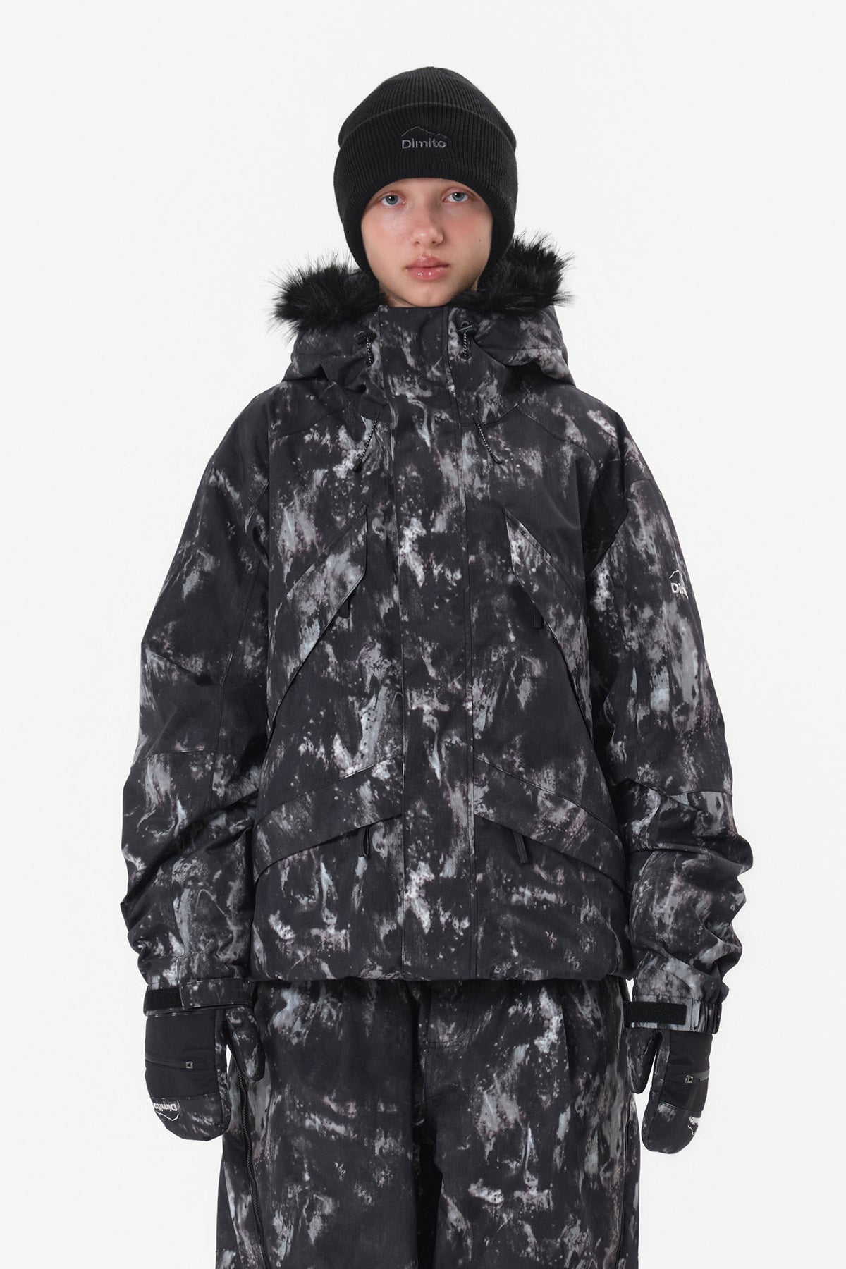 VERT SHADOW JACKET MARBLE BLACK