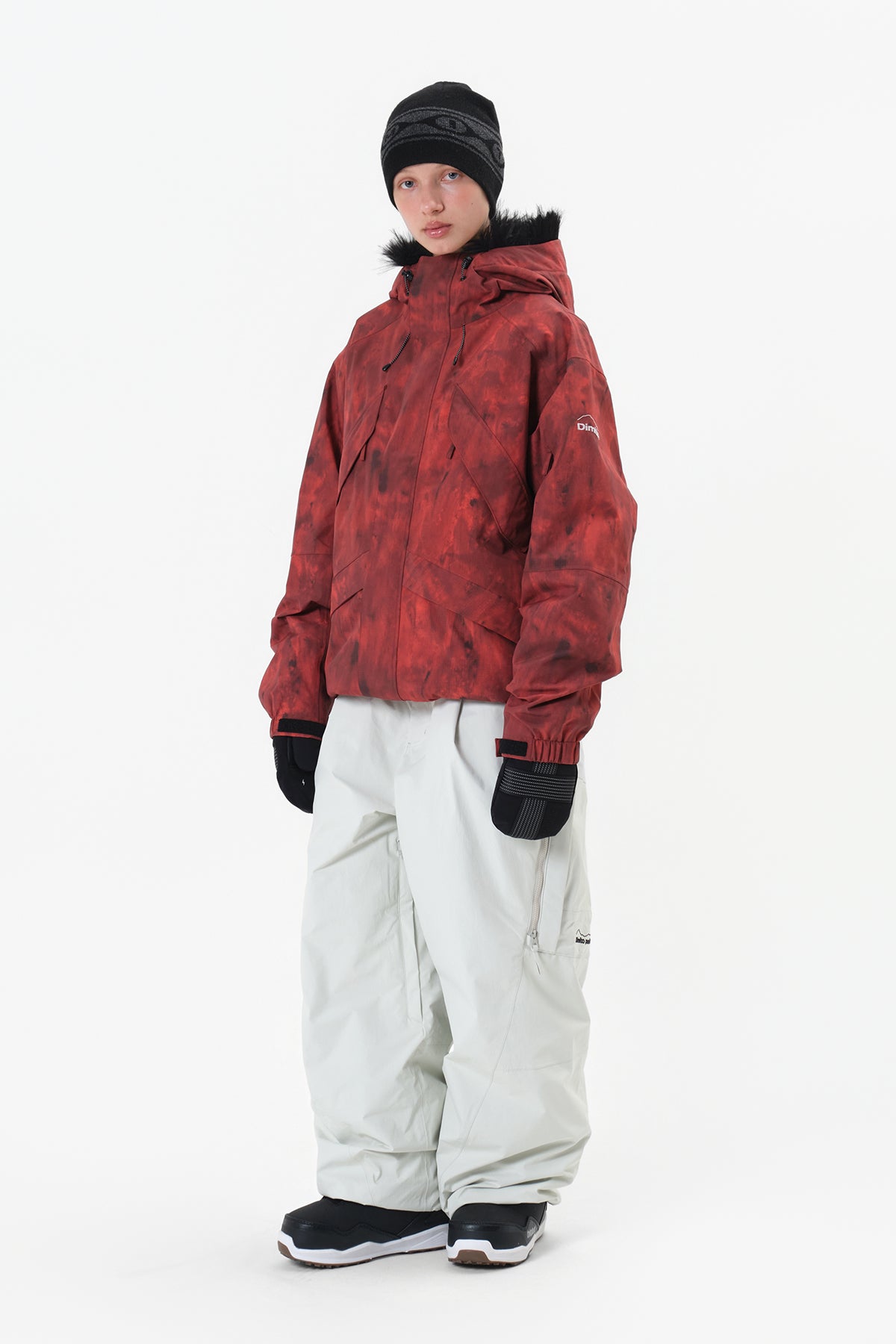 VERT SHADOW JACKET MARBLE RED