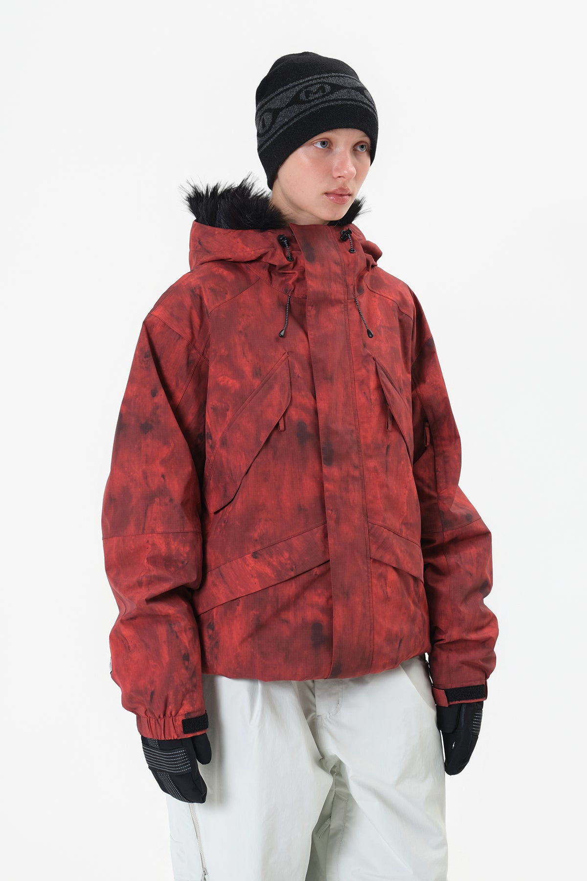 VERT SHADOW JACKET MARBLE RED