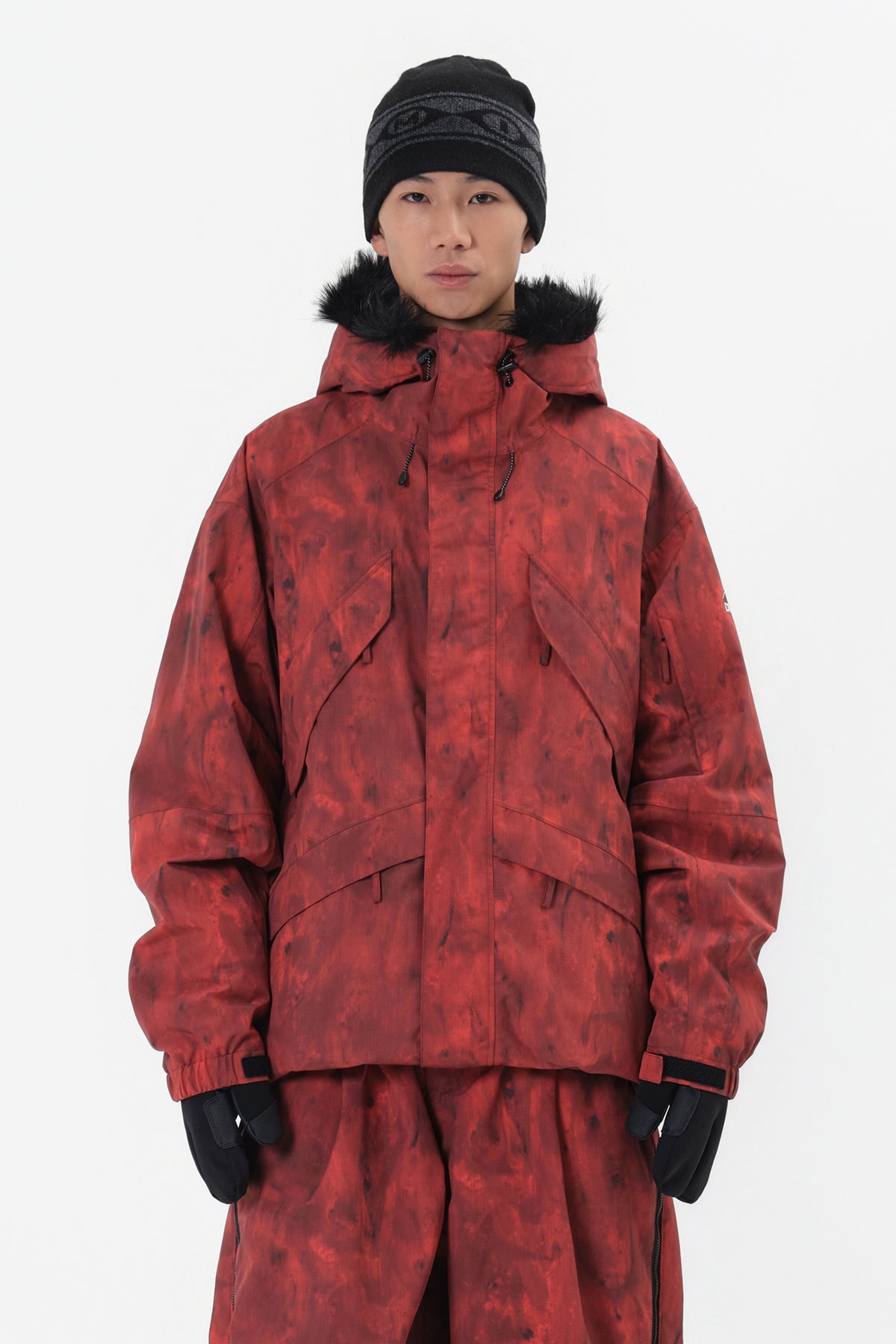 VERT SHADOW JACKET MARBLE RED