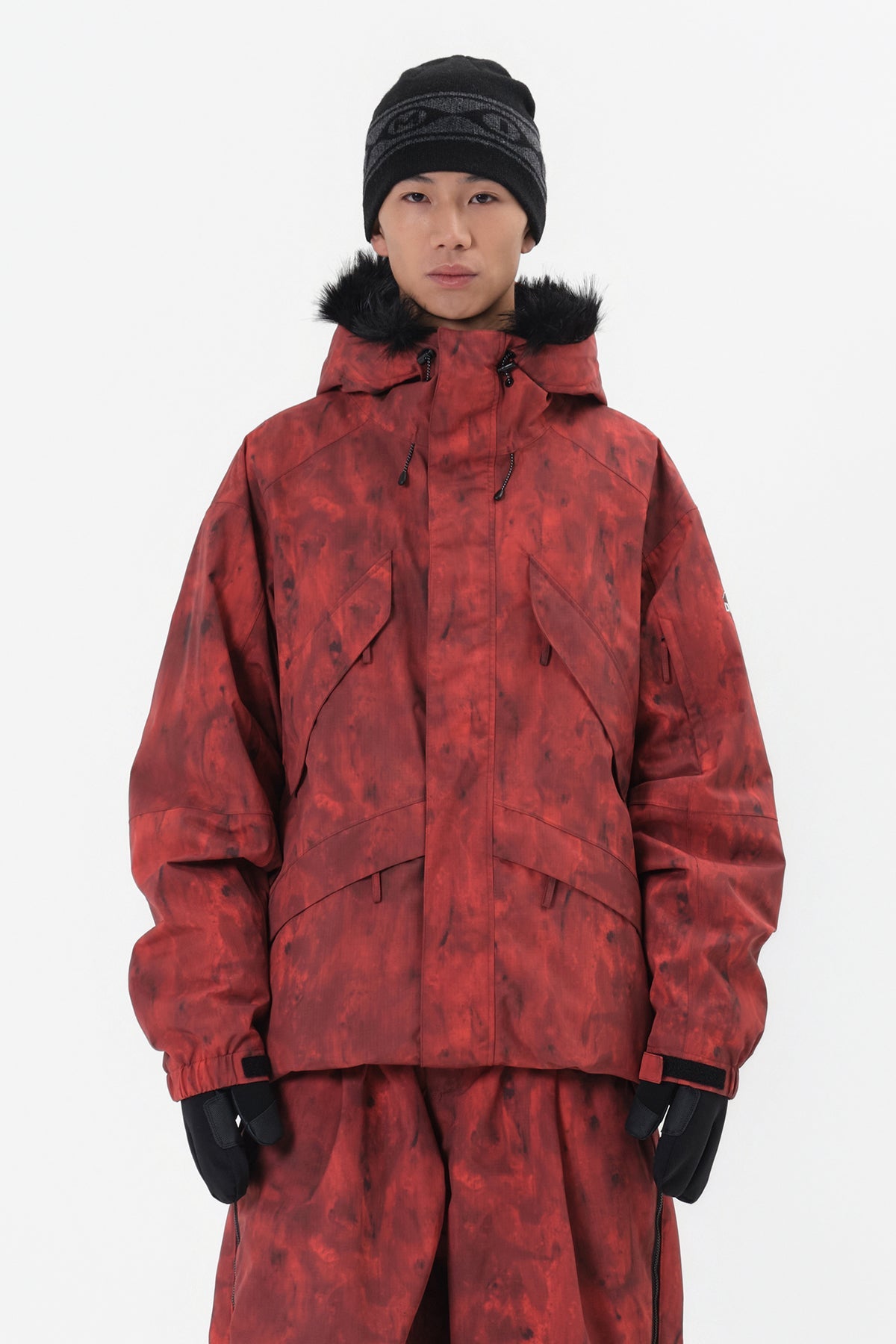 [INVITED] SHADOW JACKET MARBLE RED