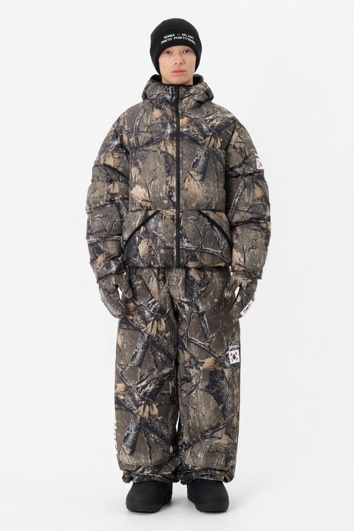 VERT TEAM KOREA REPLICA 25 EASY DOWN JACKET REAL TREE