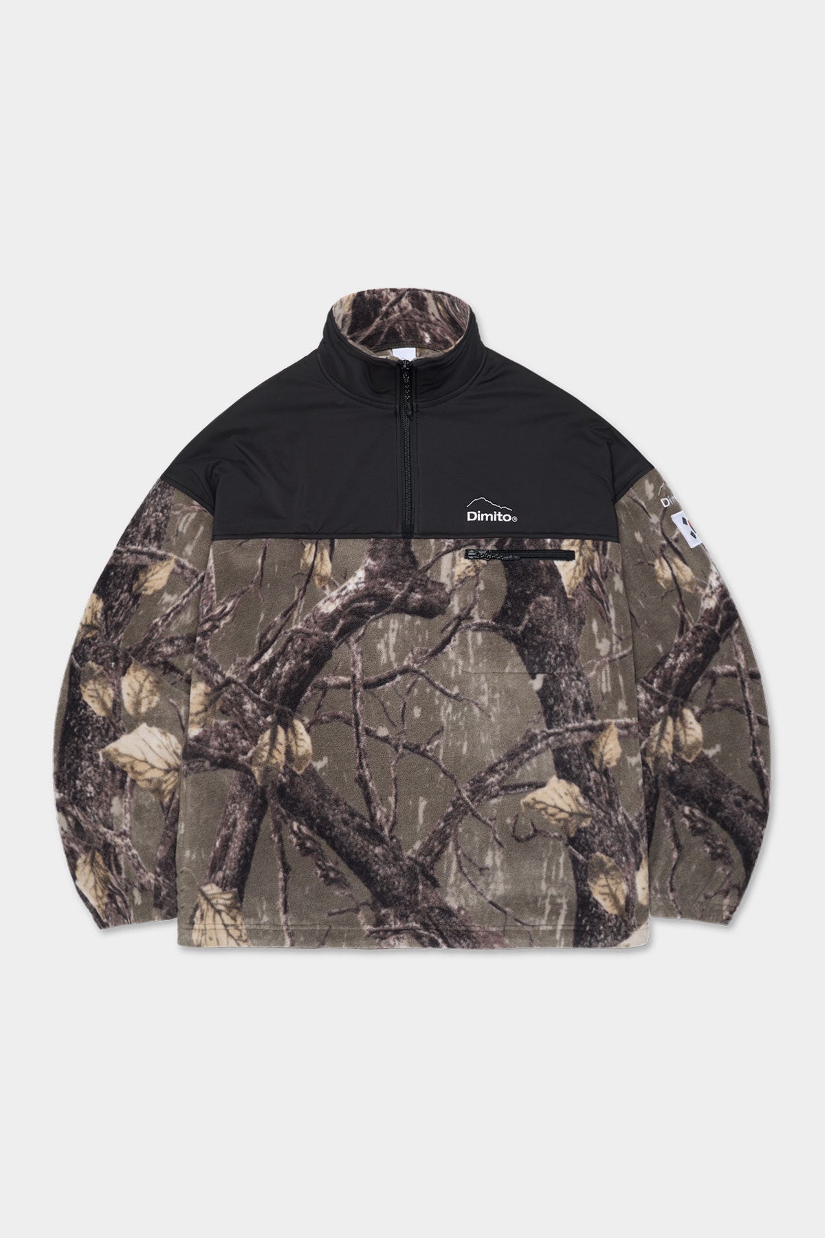 VERT TEAM KOREA REPLICA 25 FLEECE HALF ZIP REAL TREE