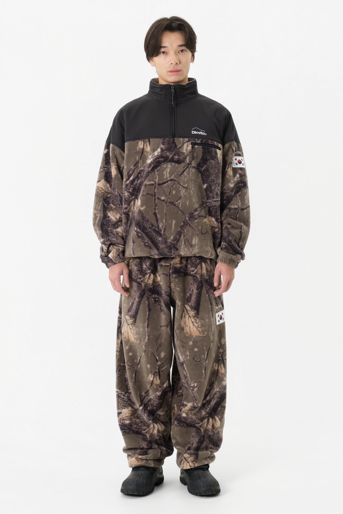[INVITED] TEAM KOREA REPLICA 25 FLEECE PANTS REAL TREE