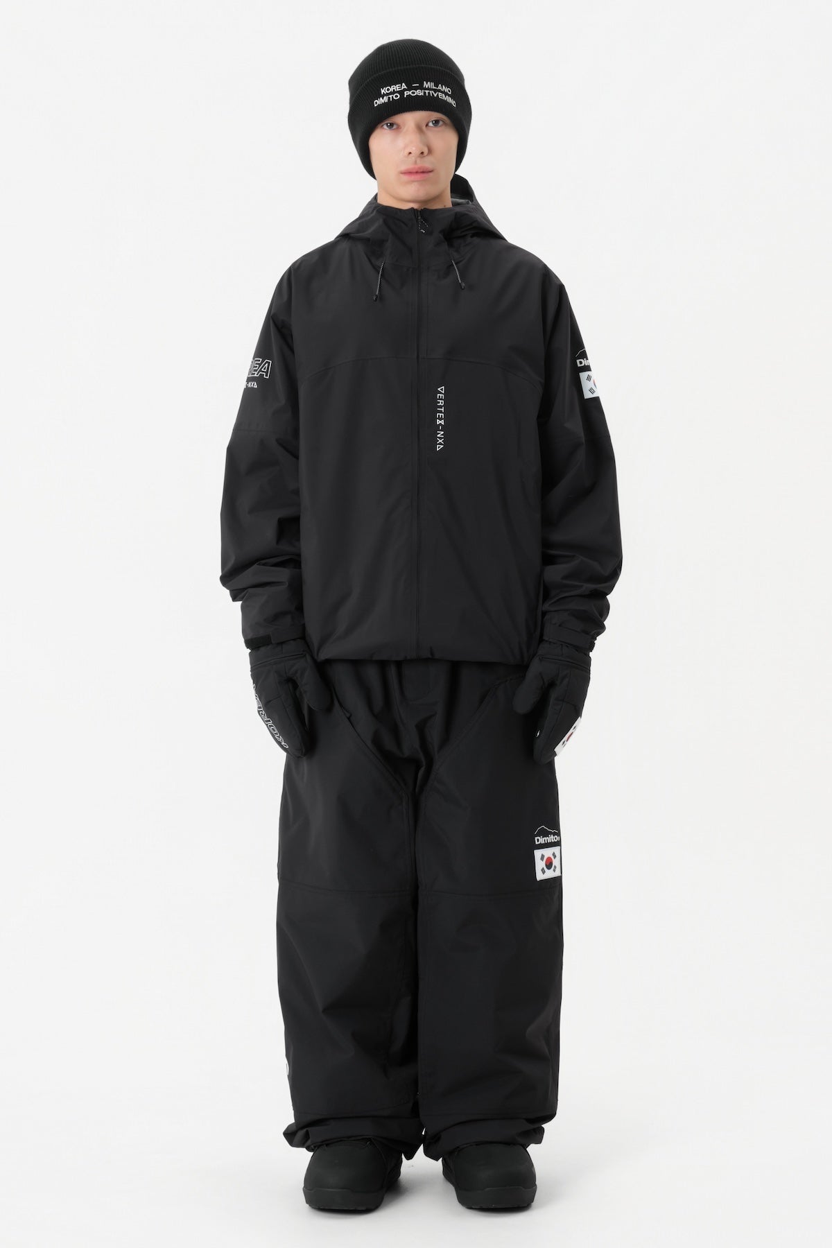 VERT TEAM KOREA REPLICA 25 WIND 3L JACKET BLACK