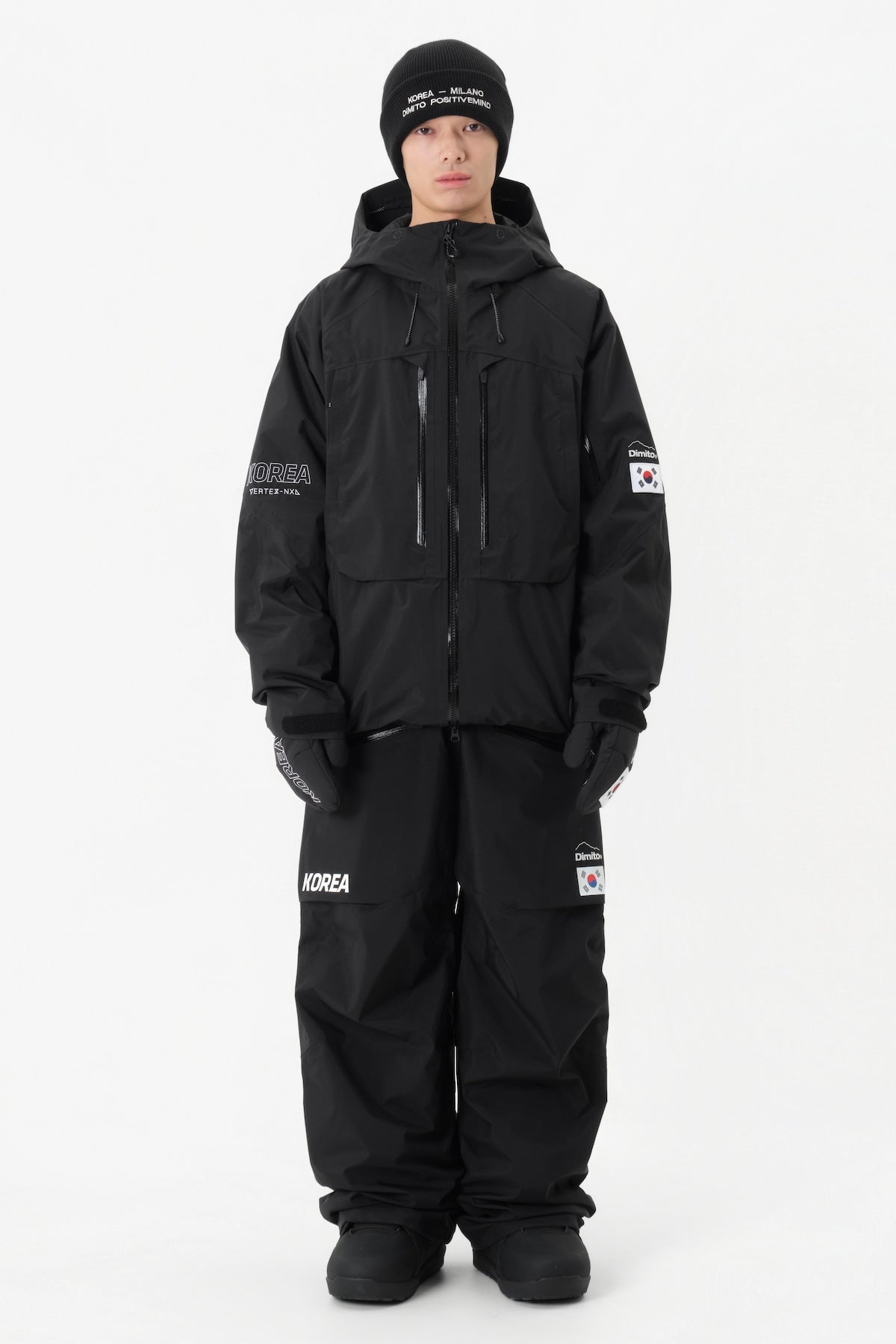[INVITED] TEAM KOREA REPLICA 2L JACKET BLACK