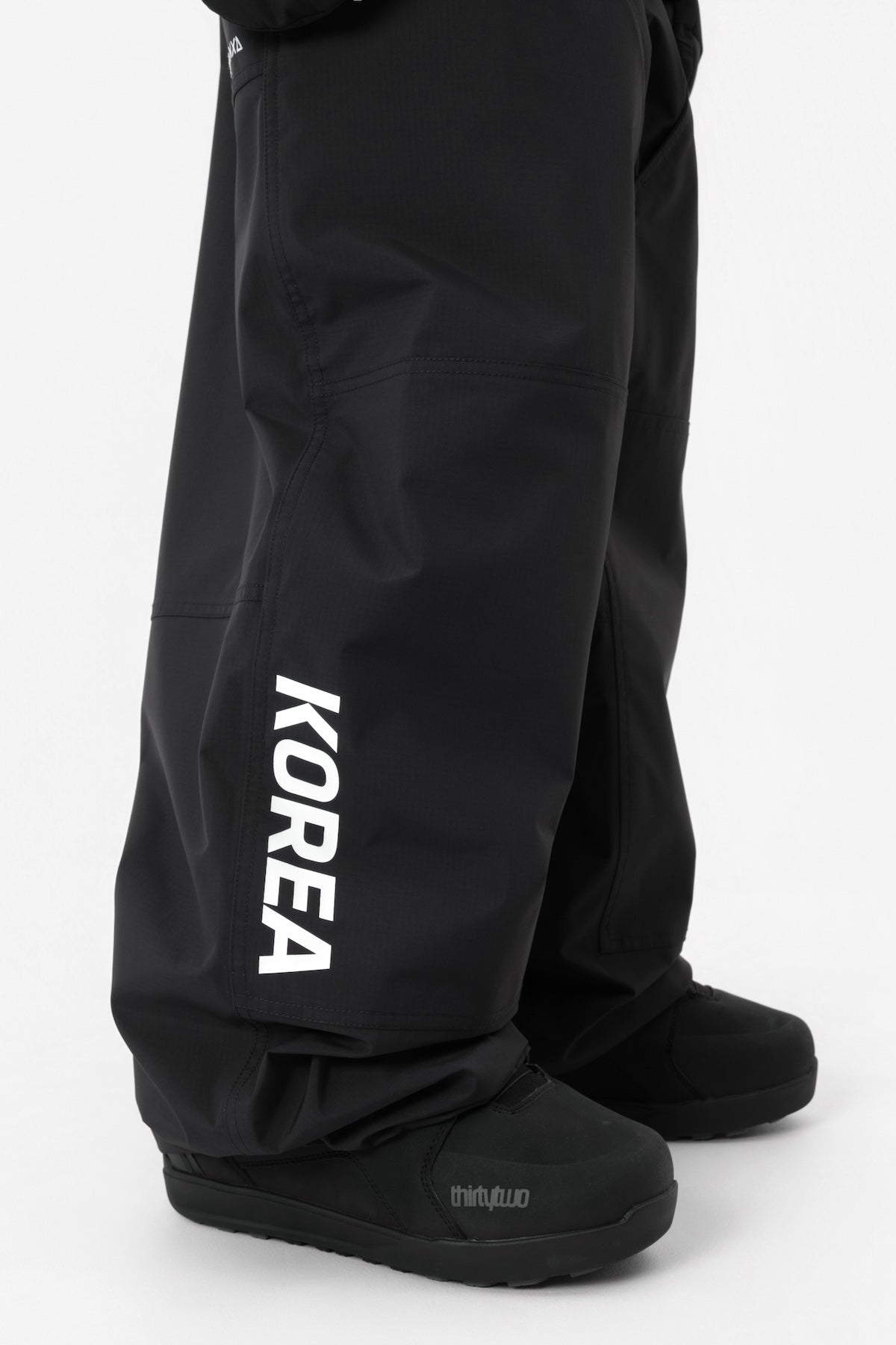 VERT TEAM KOREA REPLICA BANDED DOUBLE KNEE PANTS (WIDE FIT LV.1) BLACK