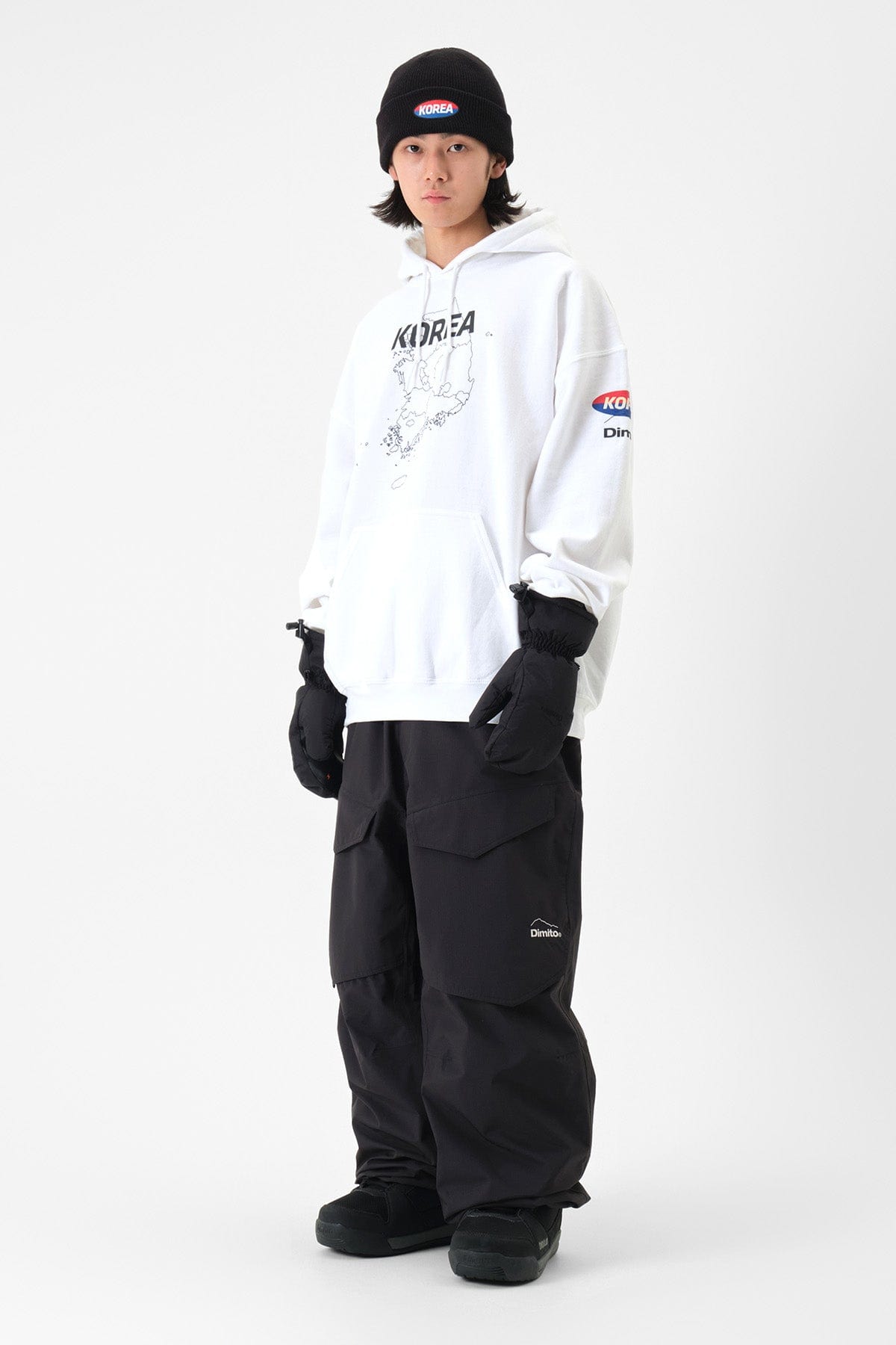 [INVITED] TEAM KOREA REPLICA BOX LOGO HOODIE WHITE