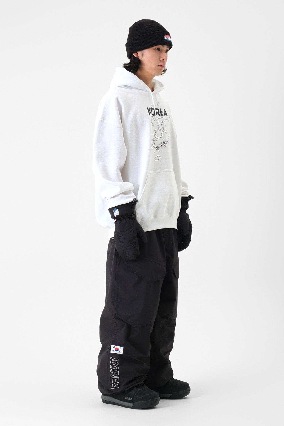 [INVITED] TEAM KOREA REPLICA BOX LOGO HOODIE WHITE