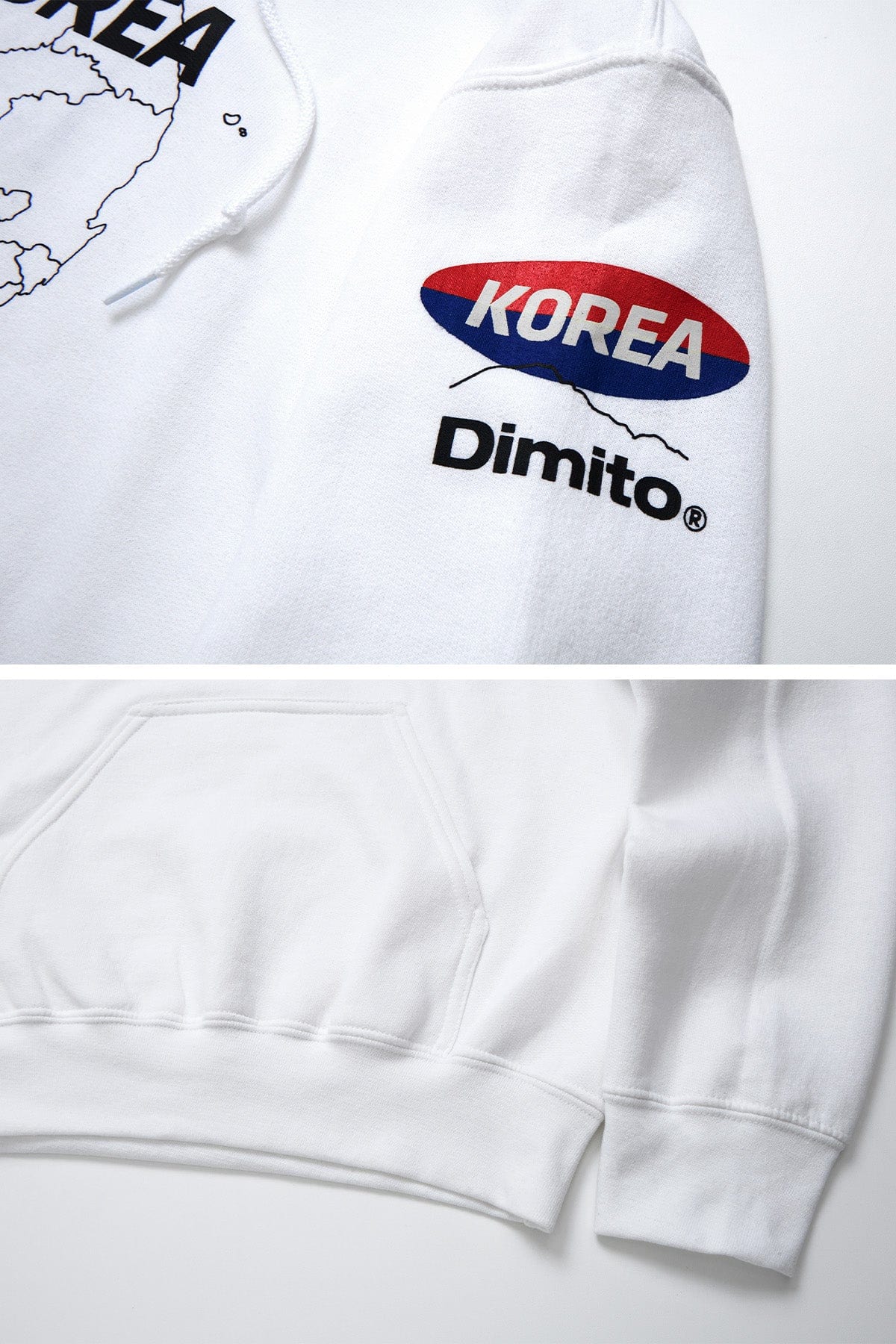 [INVITED] TEAM KOREA REPLICA BOX LOGO HOODIE WHITE