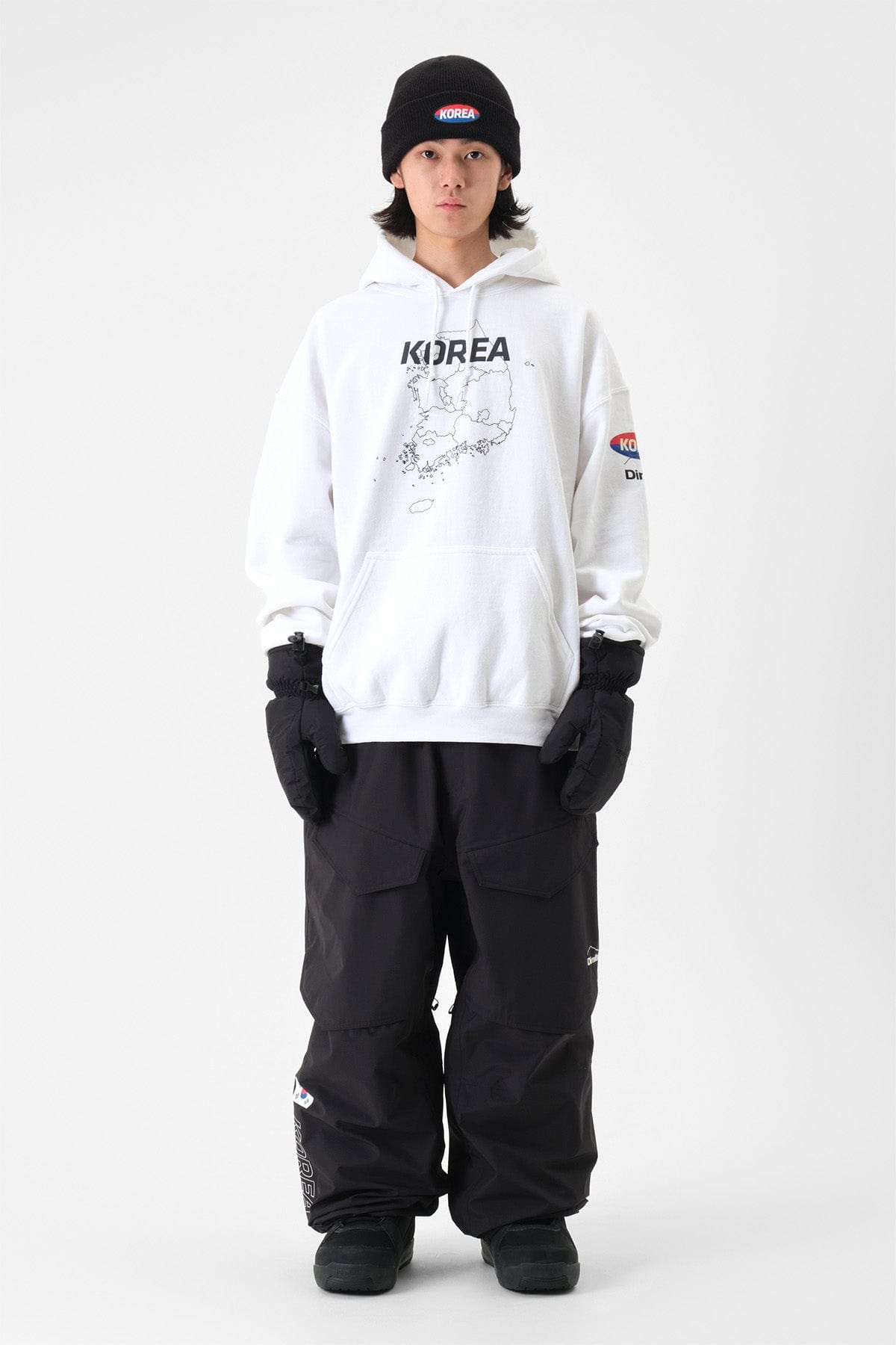 [INVITED] TEAM KOREA REPLICA BOX LOGO HOODIE WHITE