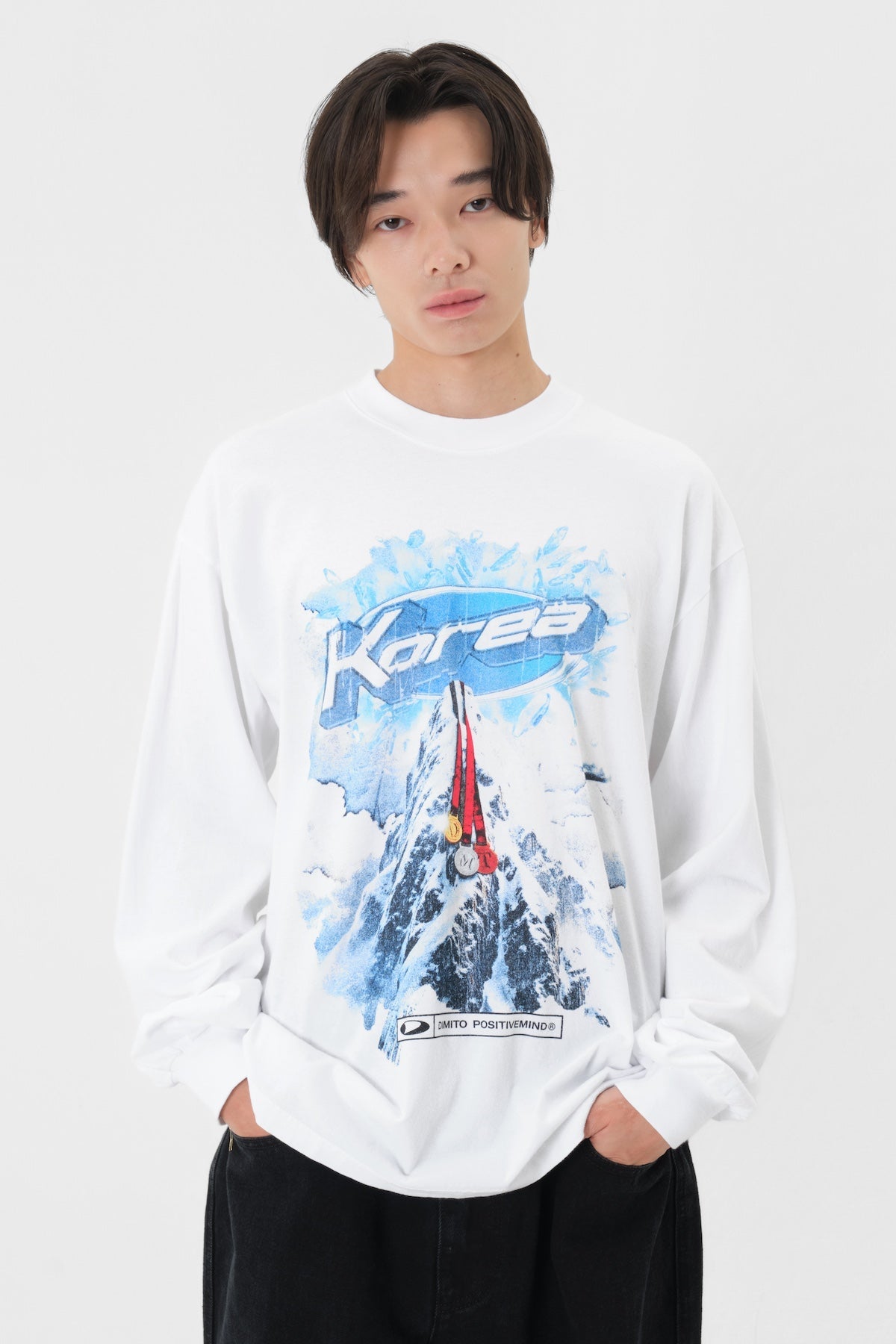 [PROMO] TEAM KOREA REPLICA COLLAGE LSV GD 6.5OZ TEE WHITE