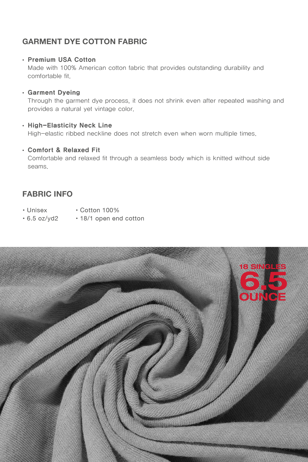 VERT TEAM KOREA REPLICA COLLAGE LSV GD 6.5OZ TEE WHITE