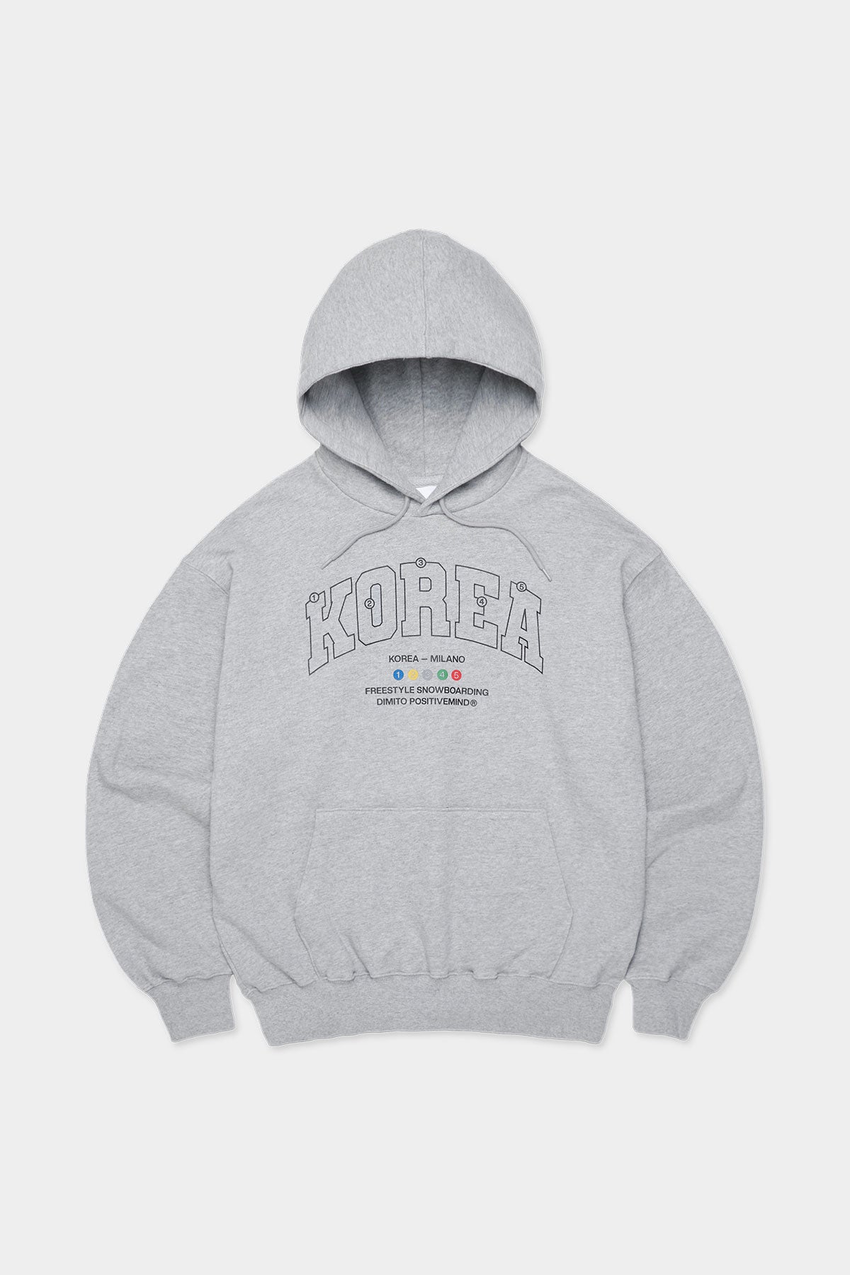 VERT TEAM KOREA REPLICA COLORING HOODIE ASH