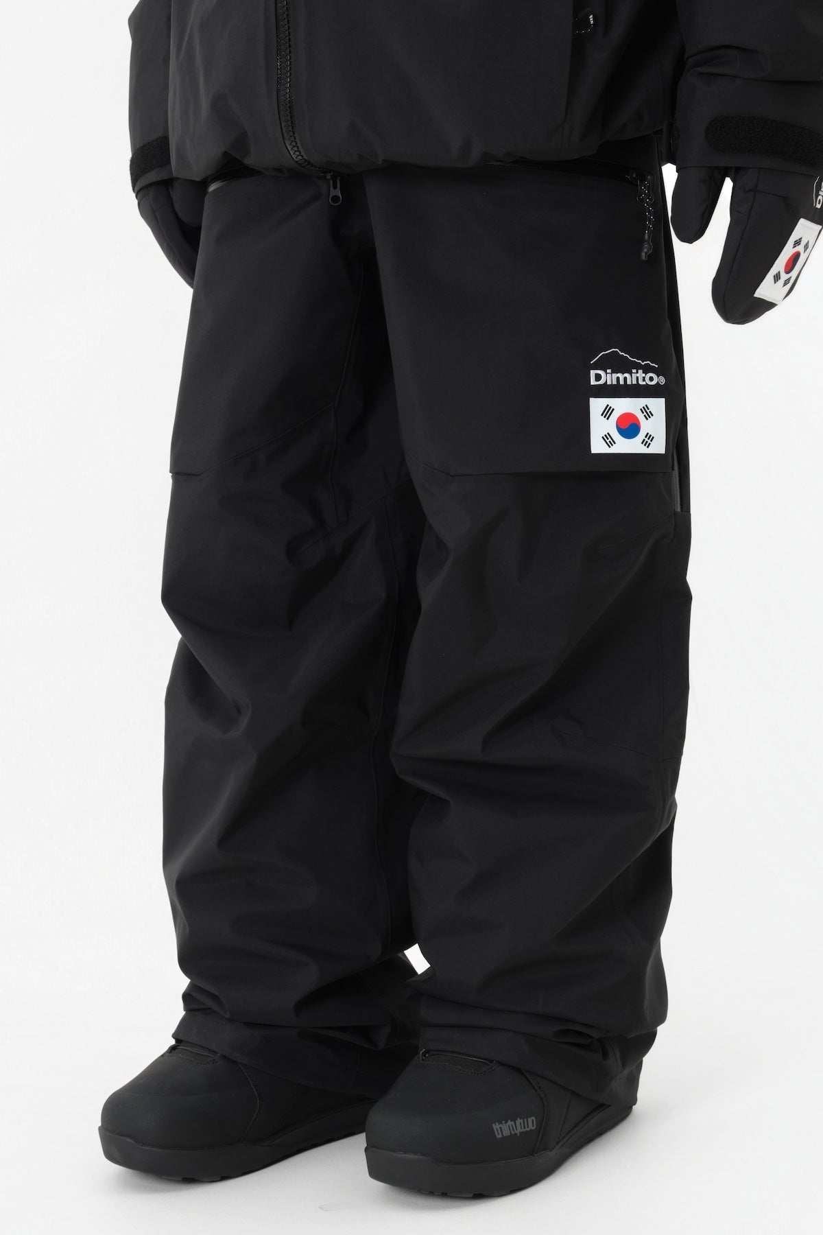 VERT TEAM KOREA REPLICA TACTIC 2L PANTS (RELAXED FIT) BLACK