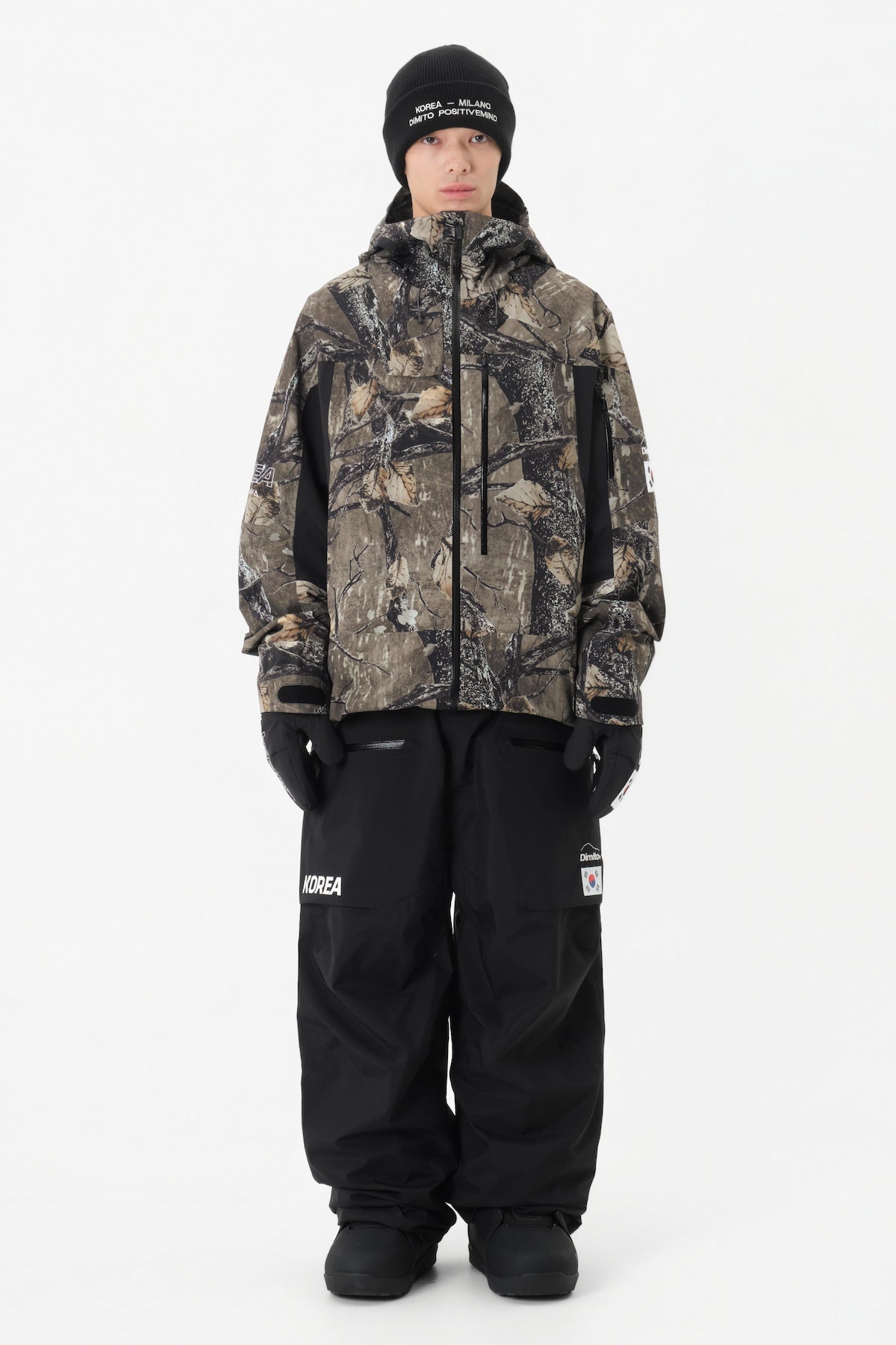 VERT TEAM KOREA REPLICA TACTIC 2L PANTS (RELAXED FIT) BLACK