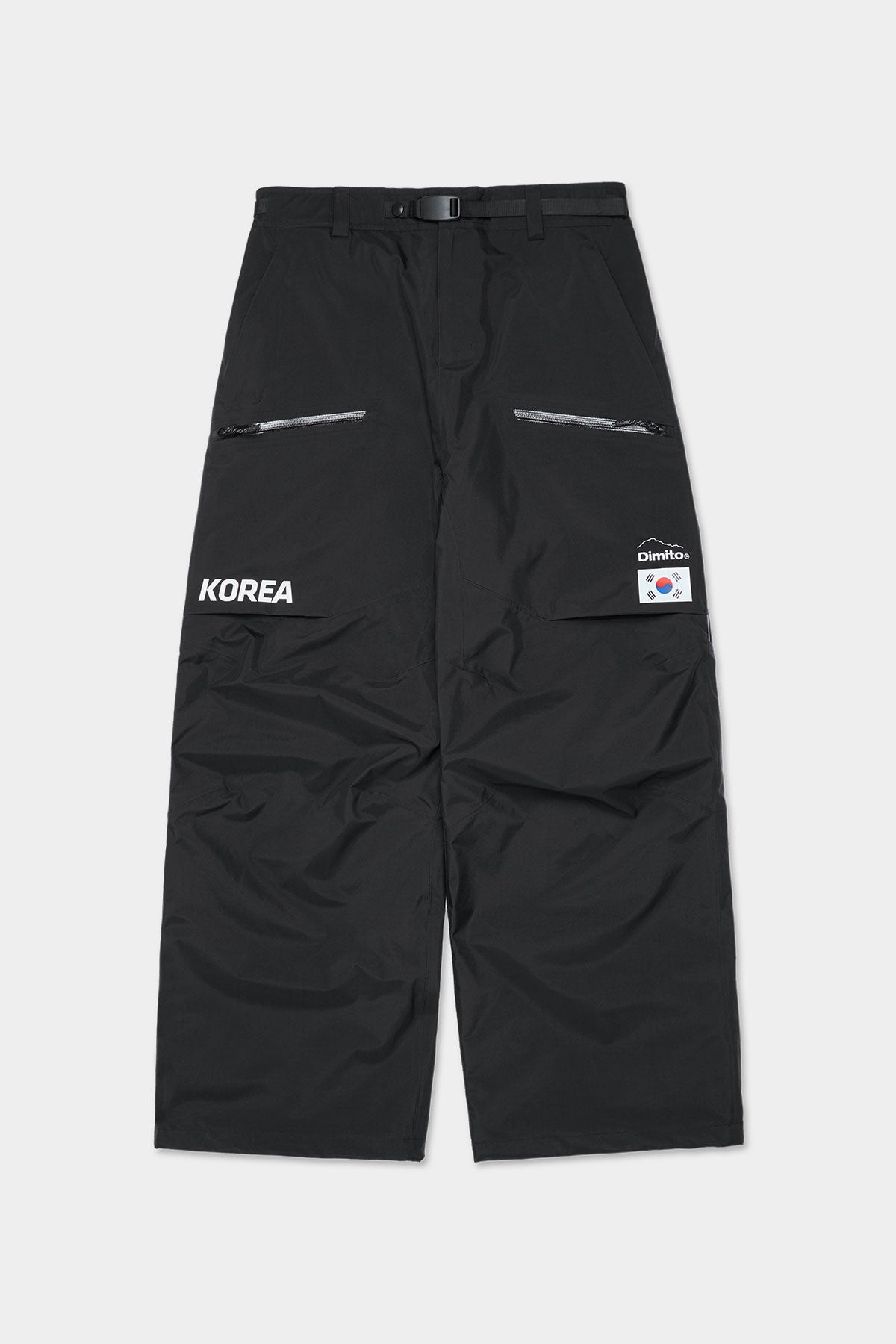 VERT TEAM KOREA REPLICA TACTIC 2L PANTS (RELAXED FIT) BLACK