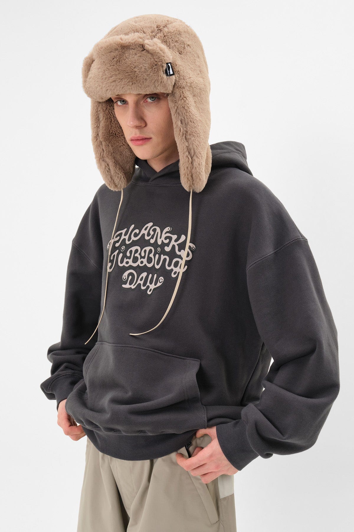 [INVITED] TJD HOODIE CHARCOAL