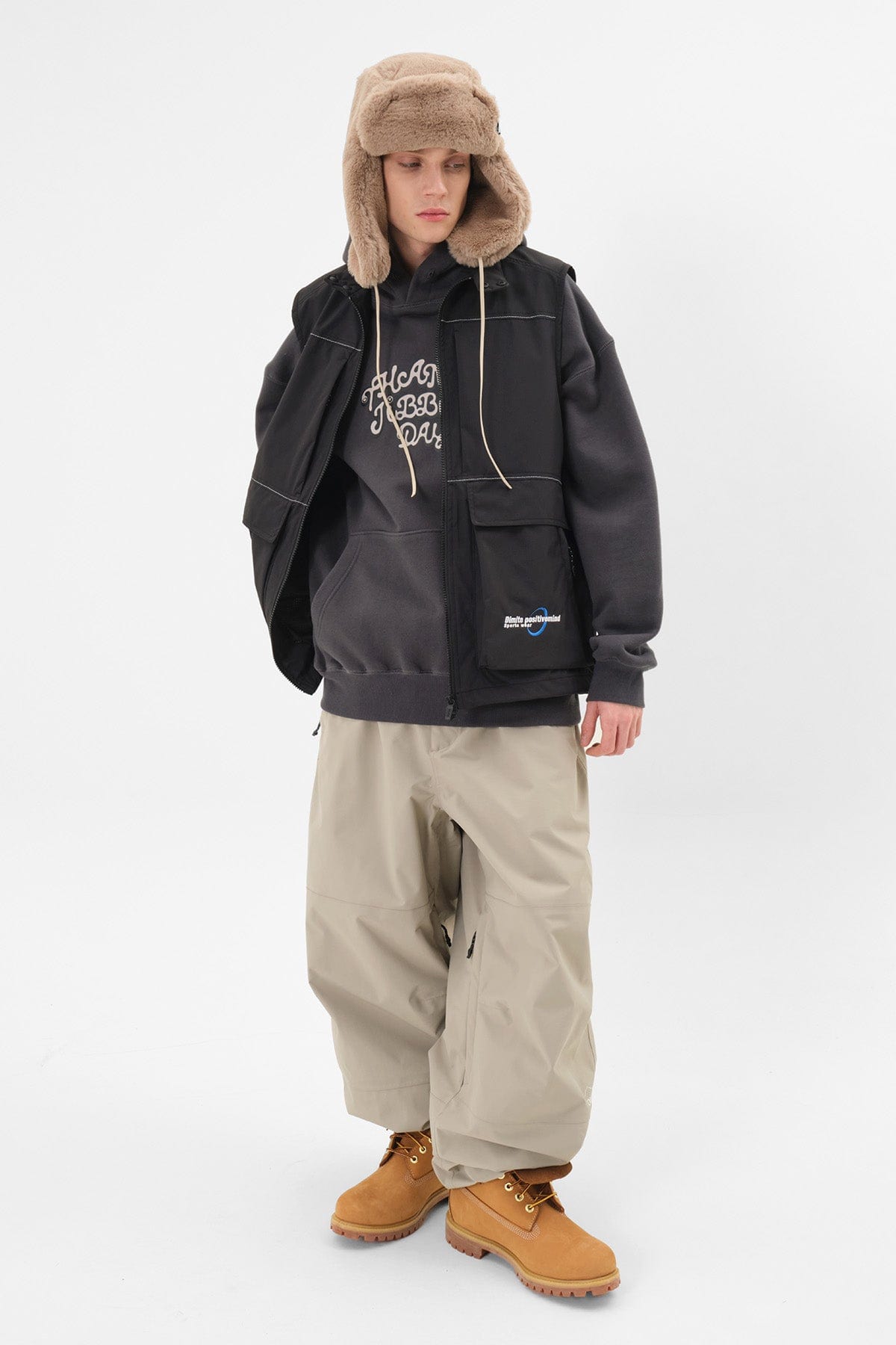 [INVITED] TJD HOODIE CHARCOAL