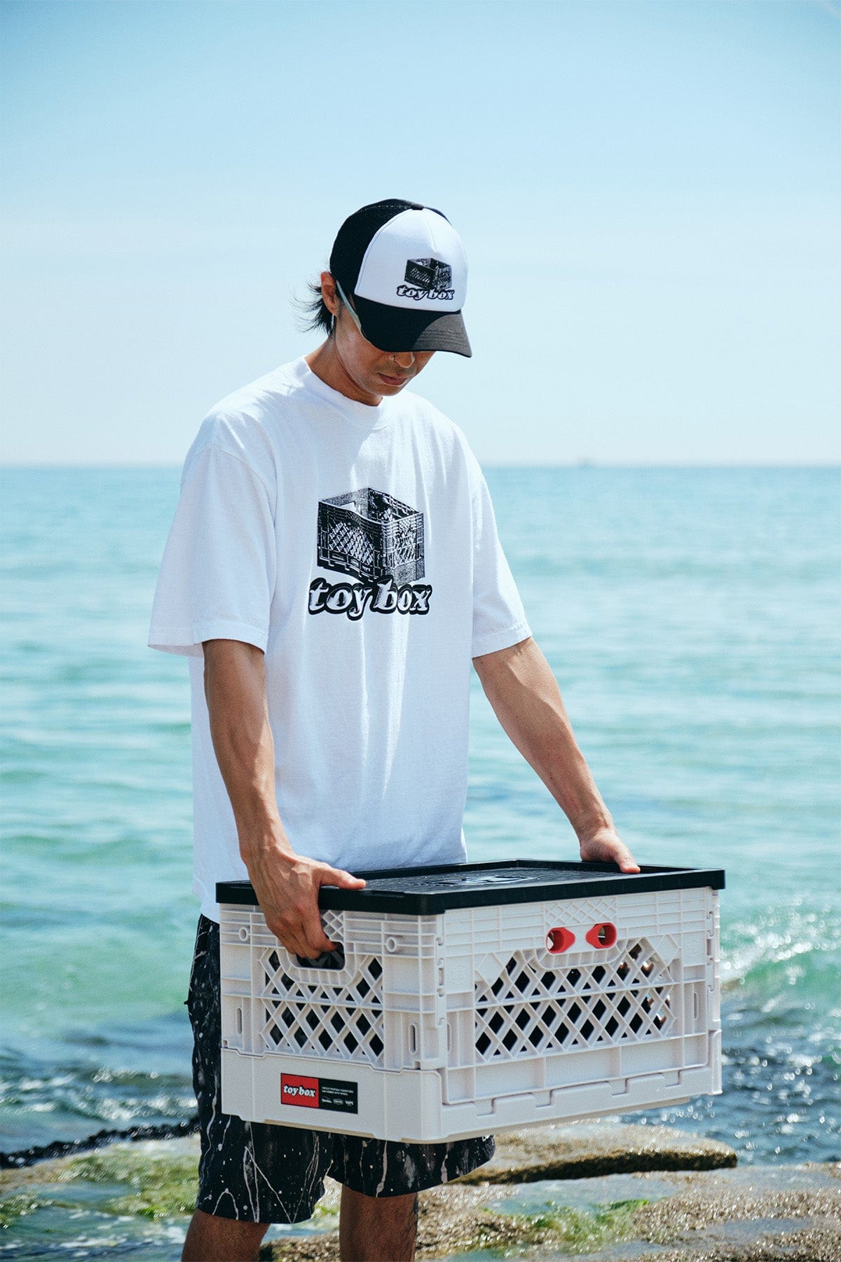 [INVITED] TOYBOX (DIMITO x HIBROW) SSV GD 6.5OZ TEE WHITE