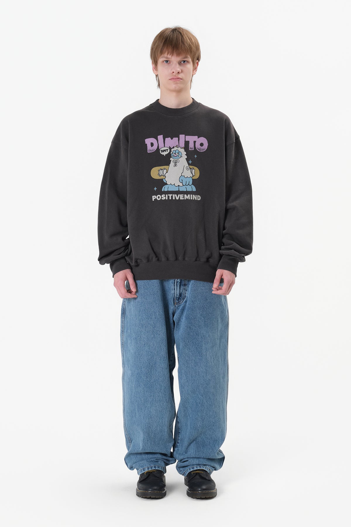 VERT TURRI SWEATSHIRT CHARCOAL