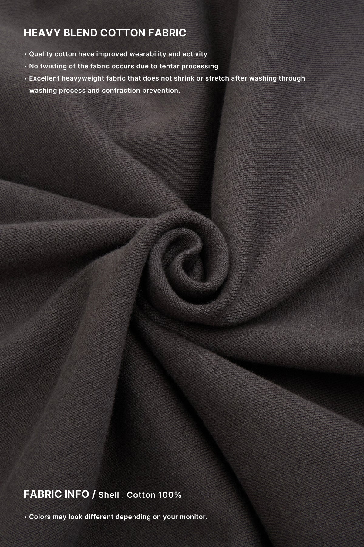 VERT TURRI SWEATSHIRT CHARCOAL