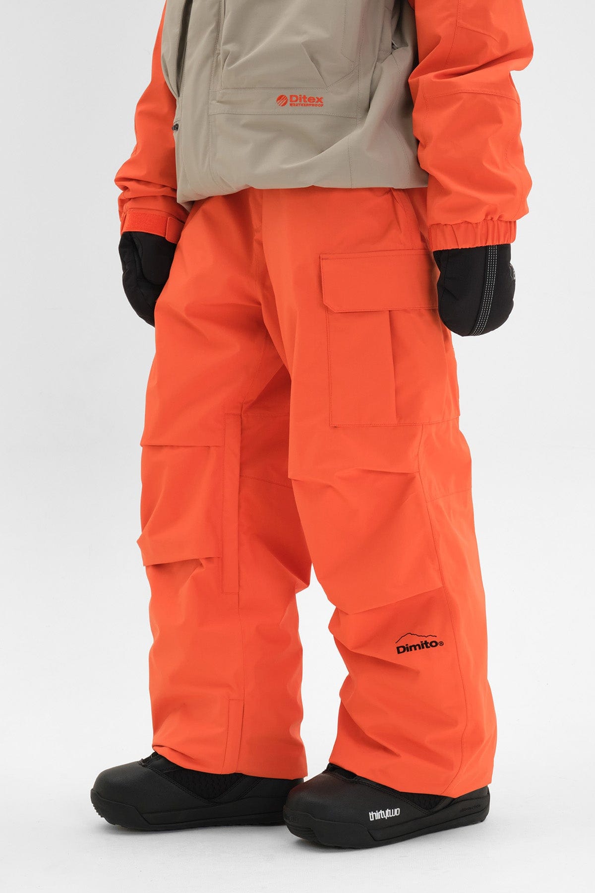 [INVITED] VARIANT OG PANTS ORANGE (Relaxed Fit)
