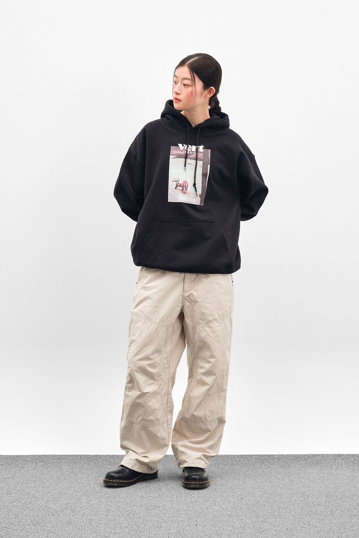 [INVITED] VERT MT HOODIE BLACK