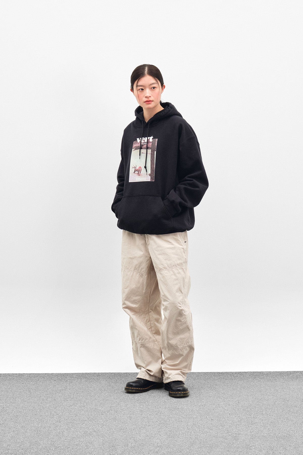 [INVITED] VERT MT HOODIE BLACK