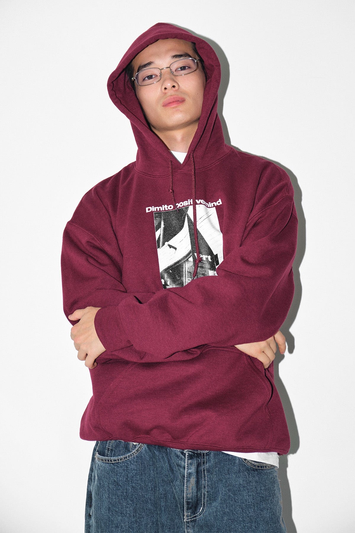 [INVITED] VERT SEOUL HOODIE BURGUNDY
