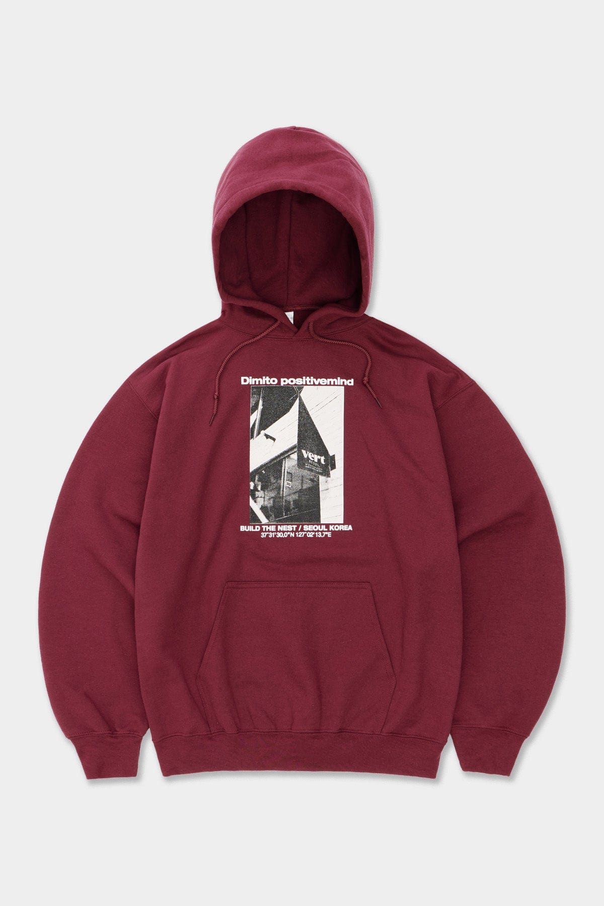 [PROMO] VERT SEOUL HOODIE BURGUNDY