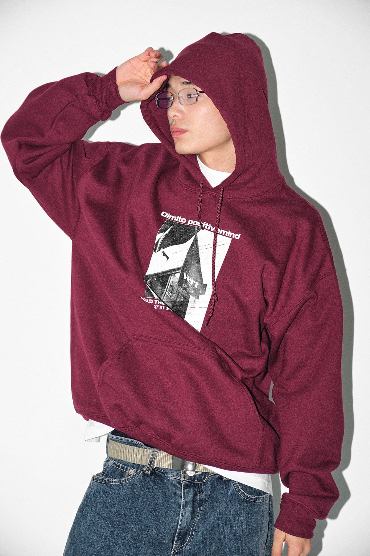 [INVITED] VERT SEOUL HOODIE BURGUNDY