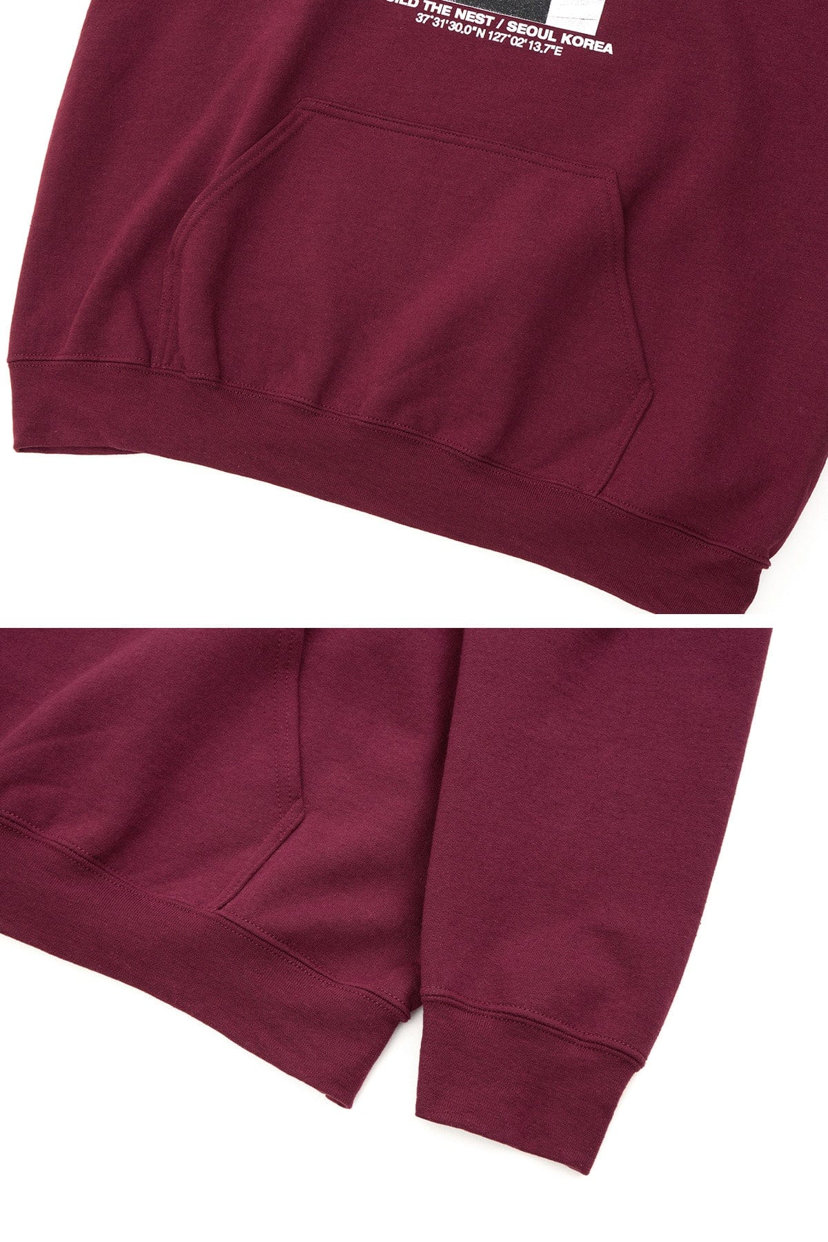 [INVITED] VERT SEOUL HOODIE BURGUNDY
