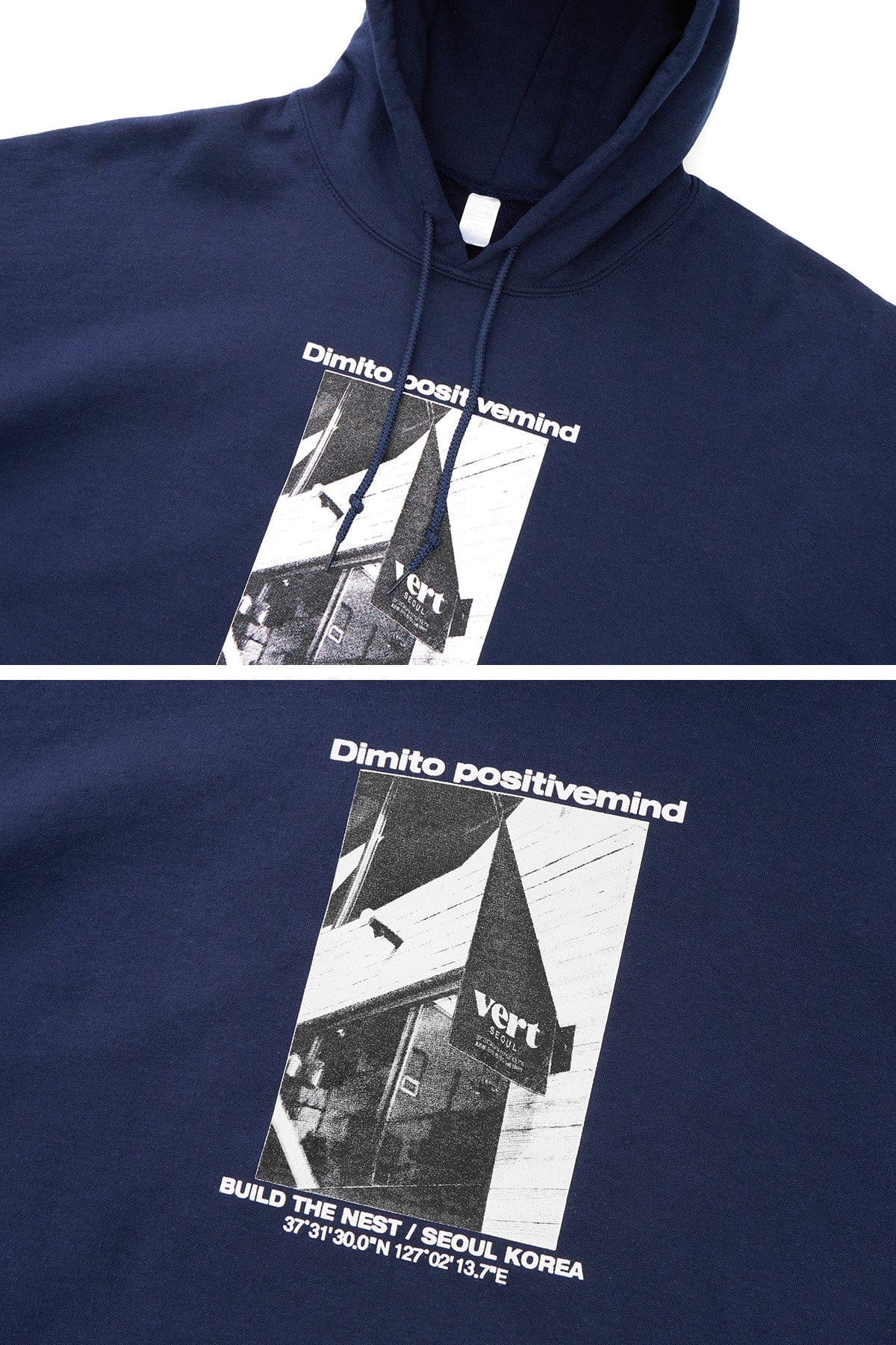 [PROMO] VERT SEOUL HOODIE NAVY