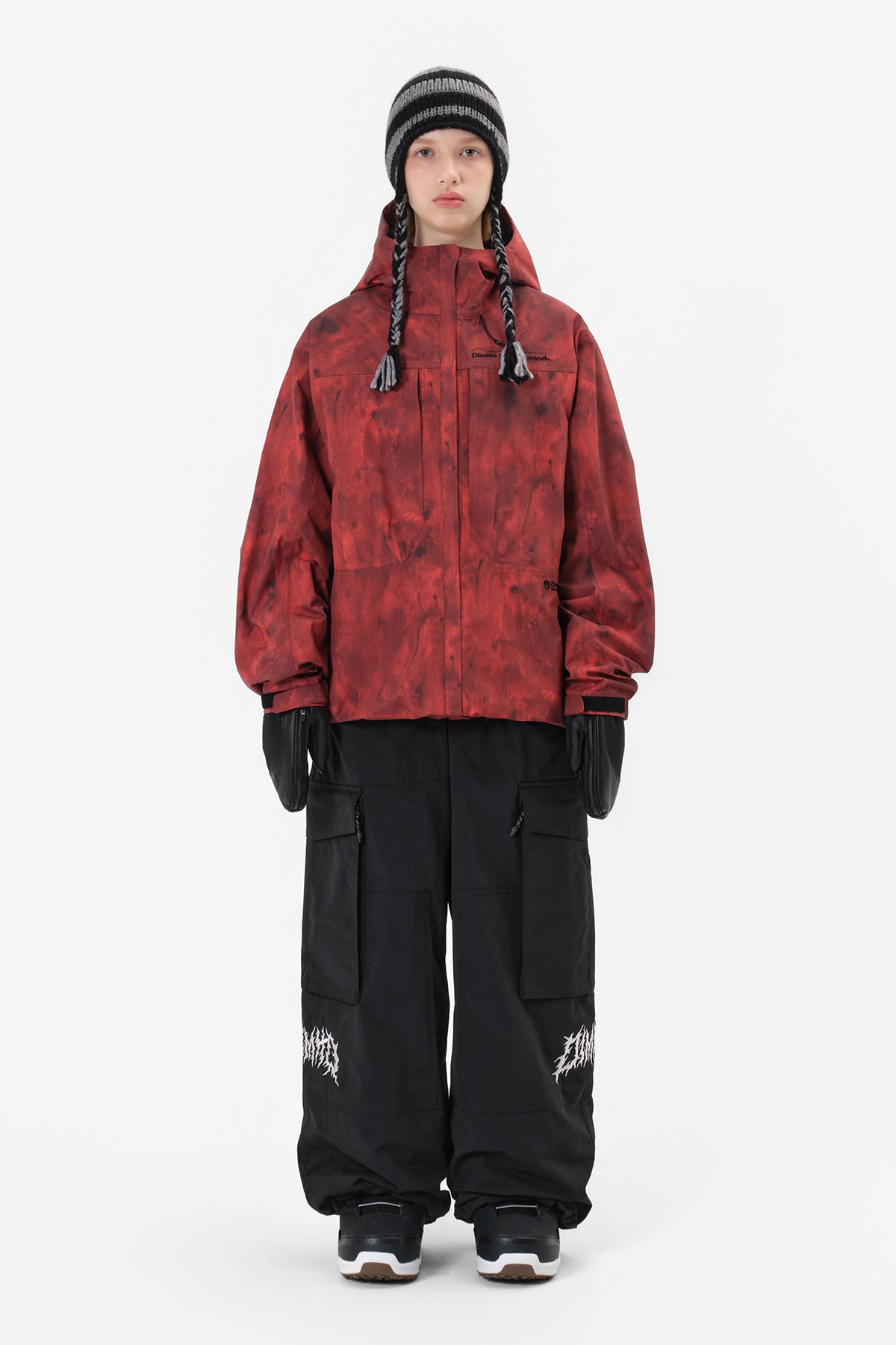 VERT VOLT CARGO BIG PANTS (WIDE FIT LV.1) BLACK