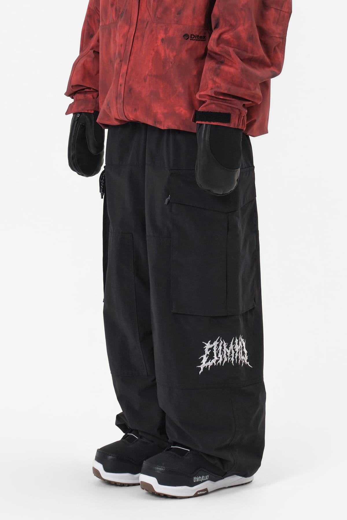VOLT CARGO BIG PANTS (WIDE FIT LV.1) BLACK 5