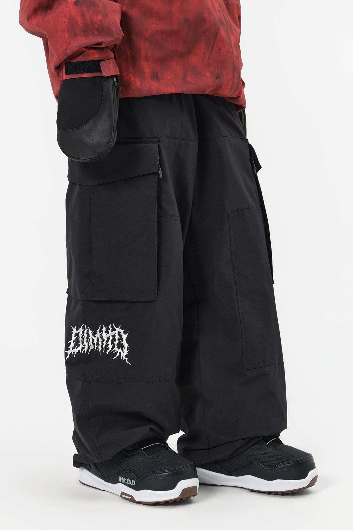 VERT VOLT CARGO BIG PANTS (WIDE FIT LV.1) BLACK