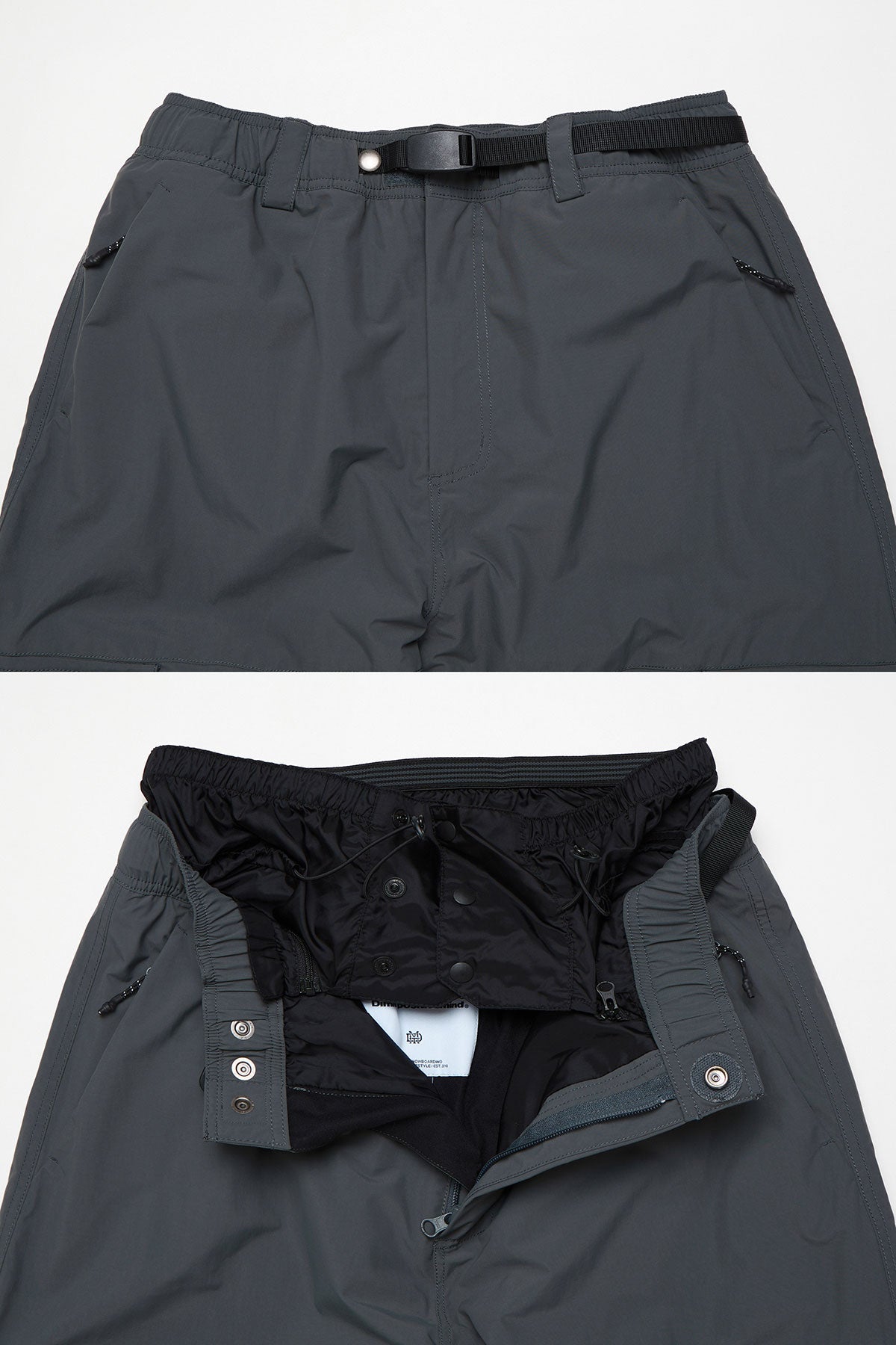 VERT VOLT CARGO BIG PANTS (WIDE FIT LV.1) DARK SHADOW