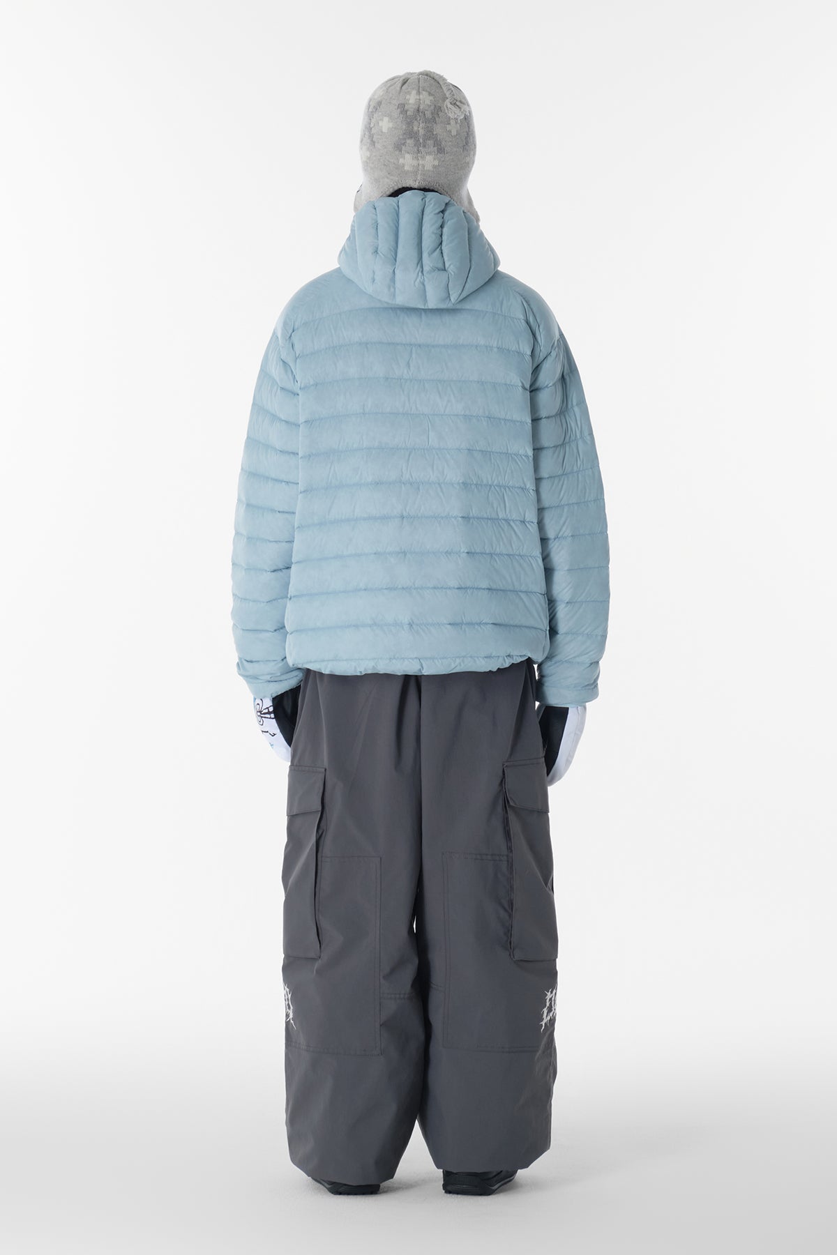 VERT VOLT CARGO BIG PANTS (WIDE FIT LV.1) DARK SHADOW