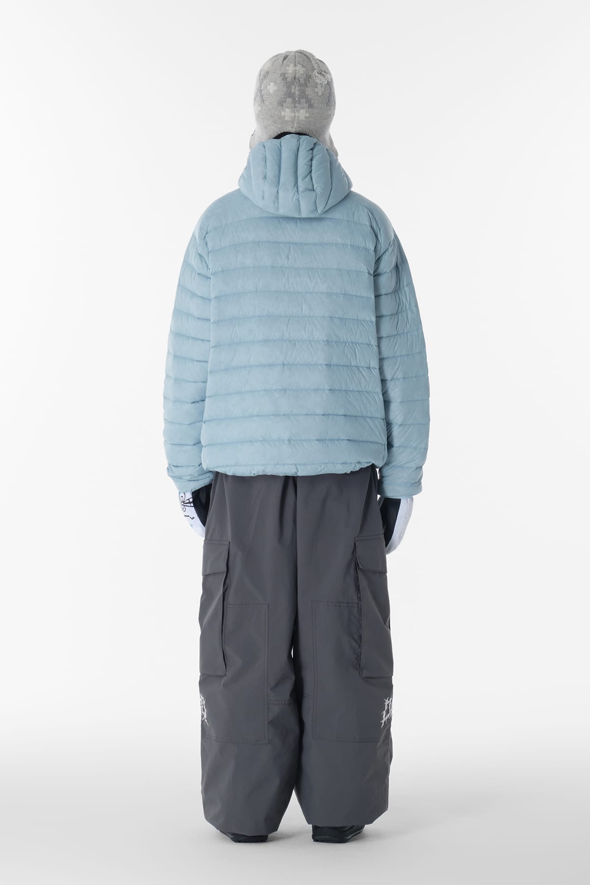 [INVITED] VOLT CARGO BIG PANTS (WIDE FIT LV.1) DARK SHADOW